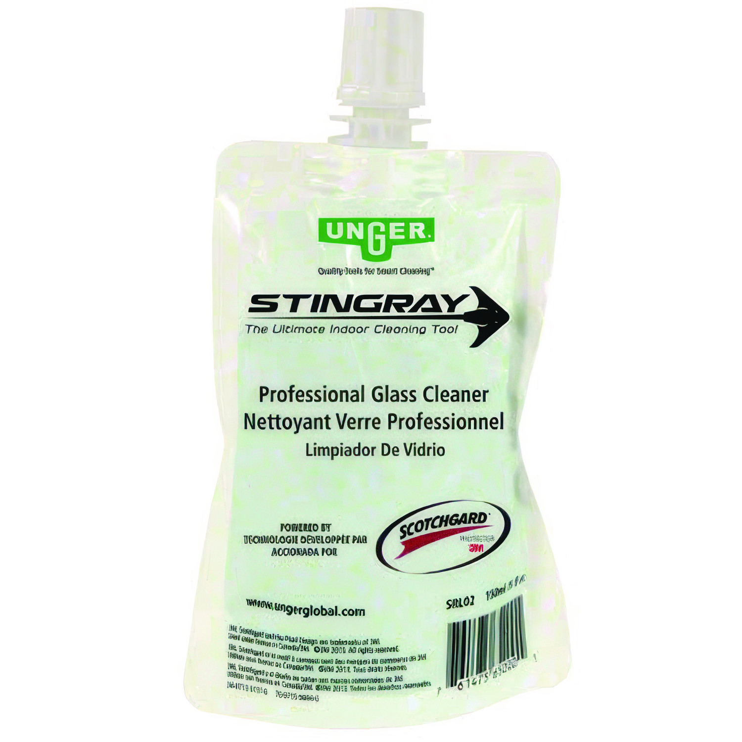 Stingray Professional Glass Cleaning Liquid, 150 mL Pouch