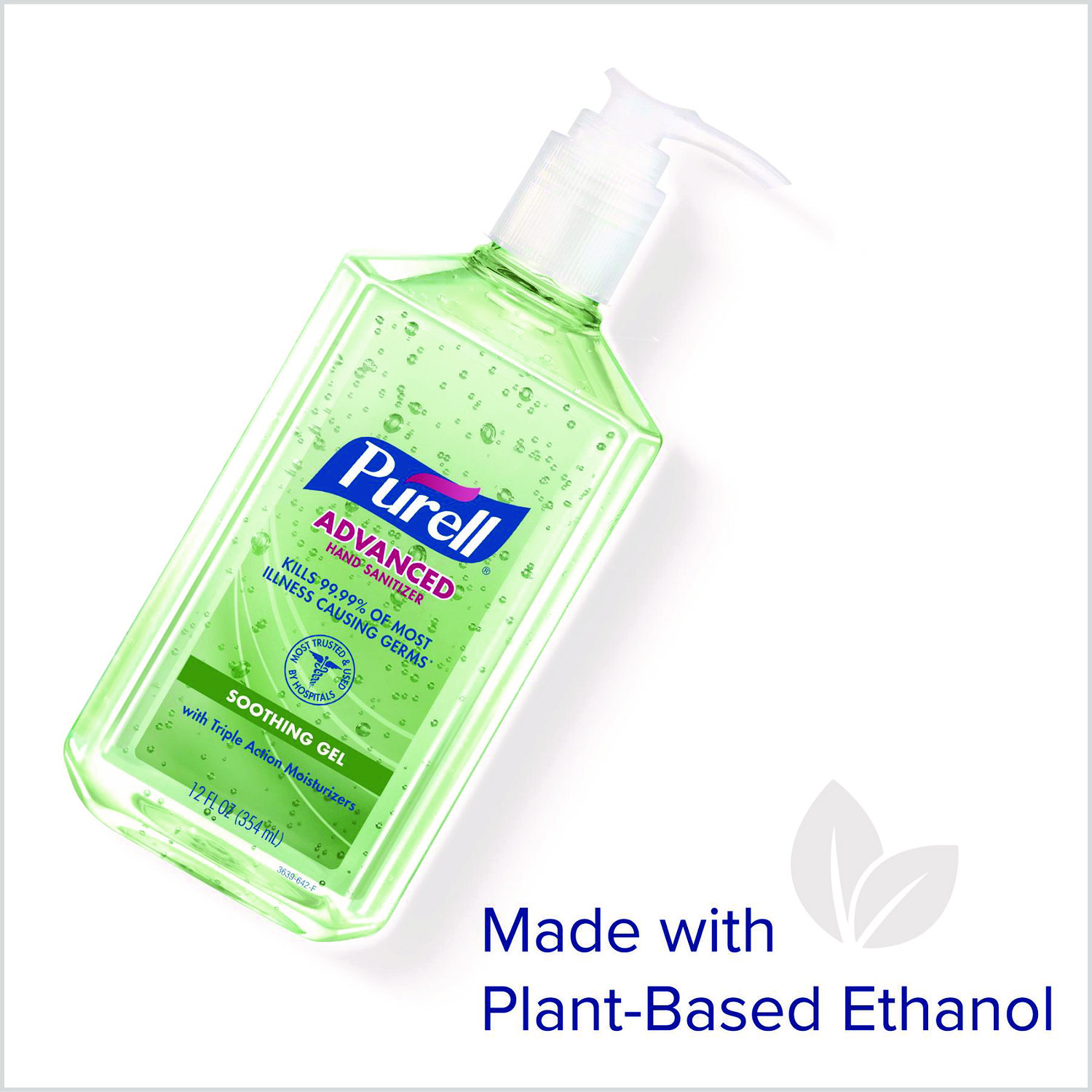 Handy Solutions 2oz Hand Sanitizer Gel 12-Pack – Vitamin E & Aloe, Clear Formula (Exp 07/2022)