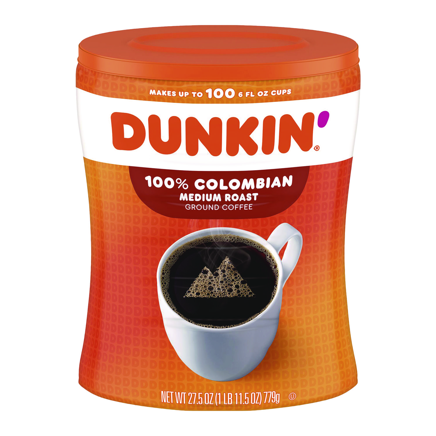 Dunkin'® Columbian Coffee, 27.05 oz Canister