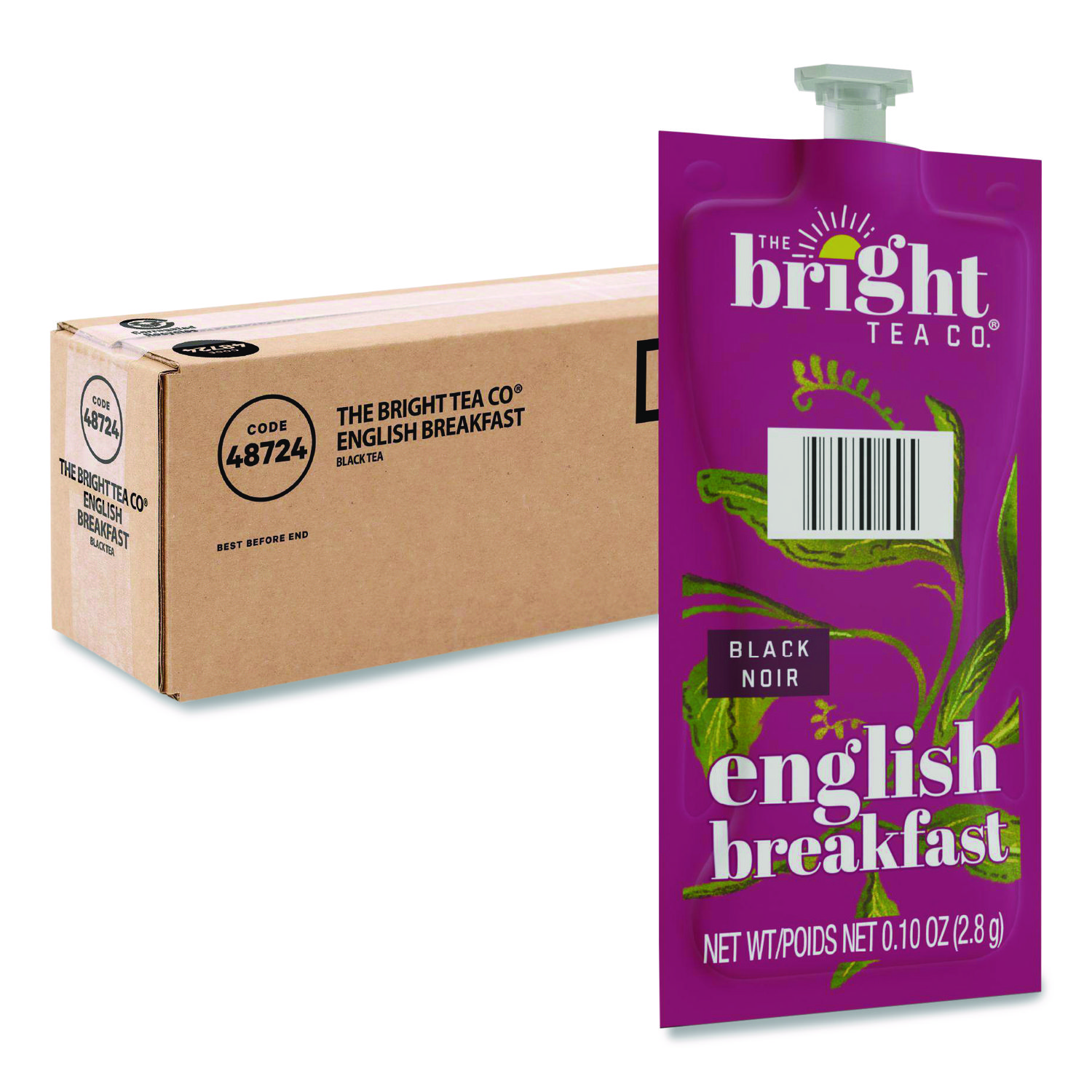 FLAVIA® The Bright Tea Co. English Breakfast Black Tea Freshpack, 40/Carton