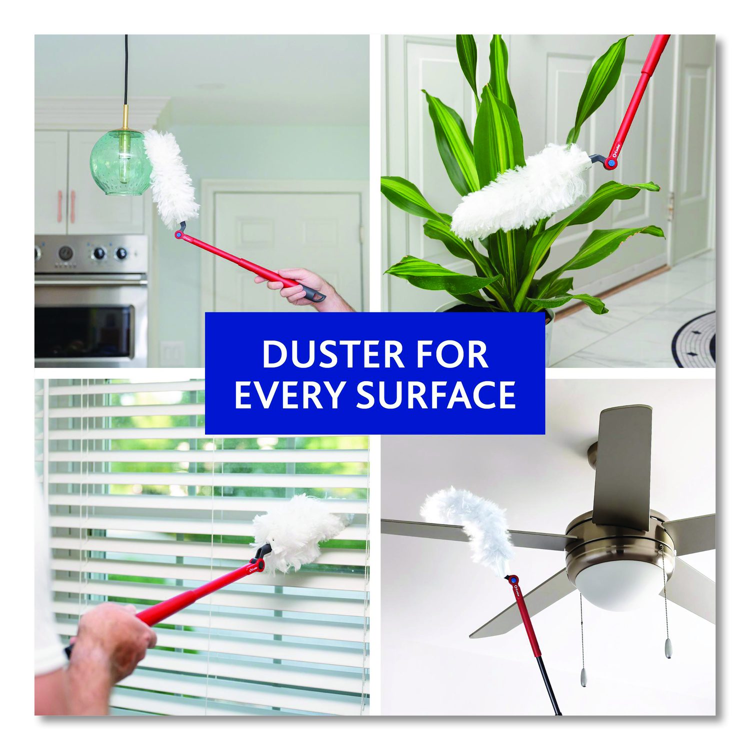 Flex and Catch Duster Heavy-Duty Refills, Polyester, White, 10/Pack ...
