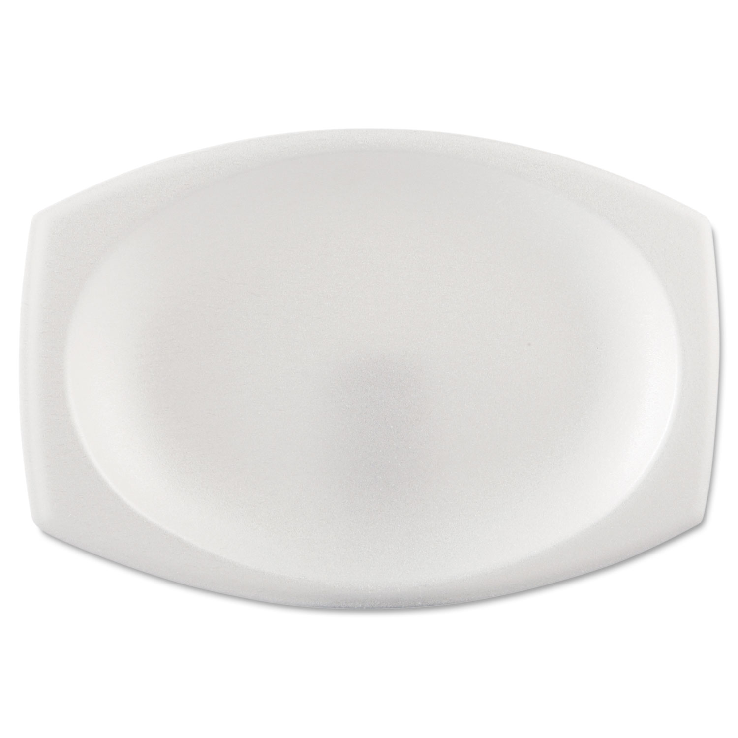  Dart 9PRWCR Foam Dinnerware, Oval Platter, 6 3/4 x 9 4/5, White, 125/Pack, 4 Packs/Carton (DCC9PRWCR) 