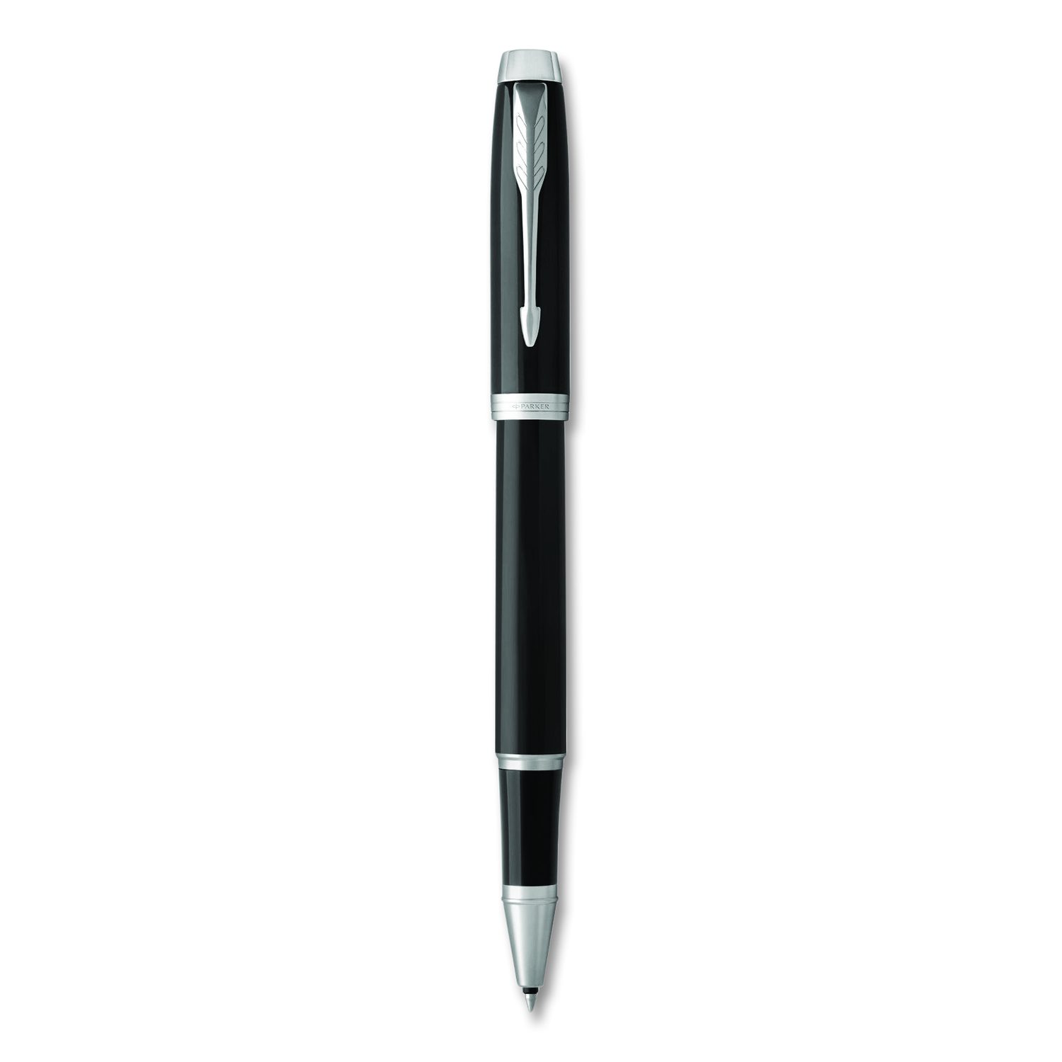 Vintage Parker Sonnet Ballpoint Pen – Steel Color With Silver Clip & 0.7mm Blue Ink Refill – Made In France