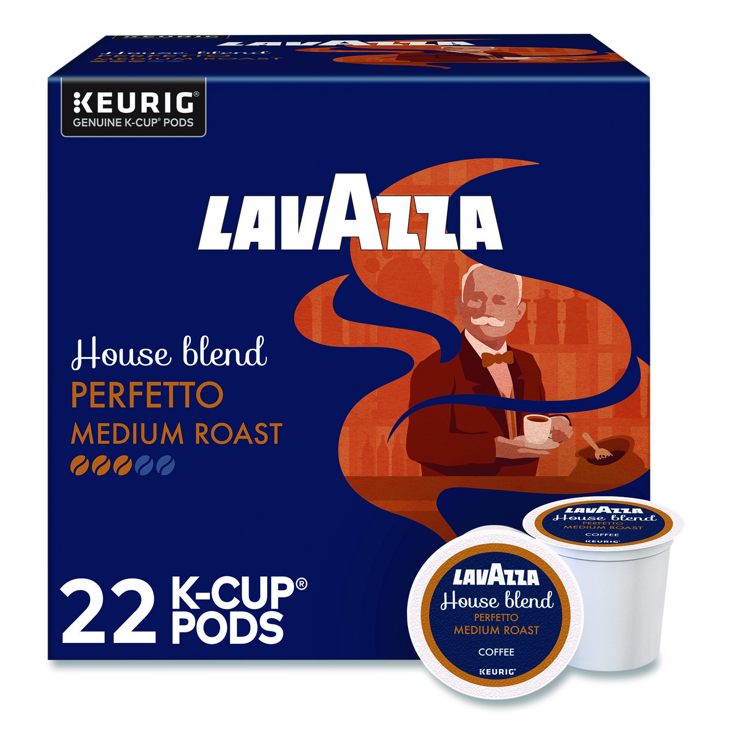 Perfetto Coffee K-Cups, House Blend, 0.41 oz, 22/Box