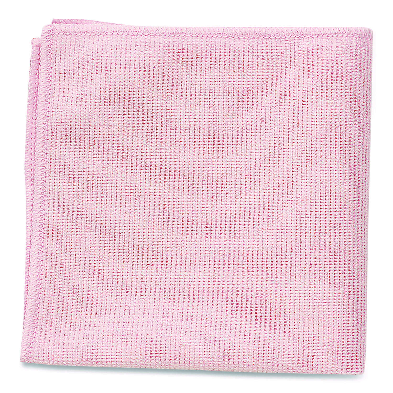 Microfiber Cleaning Cloths, 16 x 16, Pink, 24/Pack