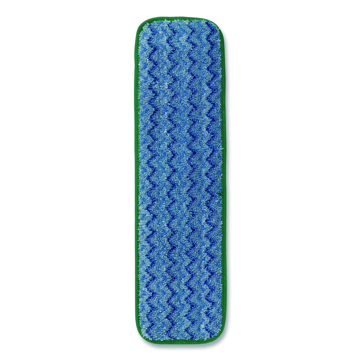 Microfiber Wet Mopping Pad, 18.5" x 5.5" x 0.5", Green, 12/Carton