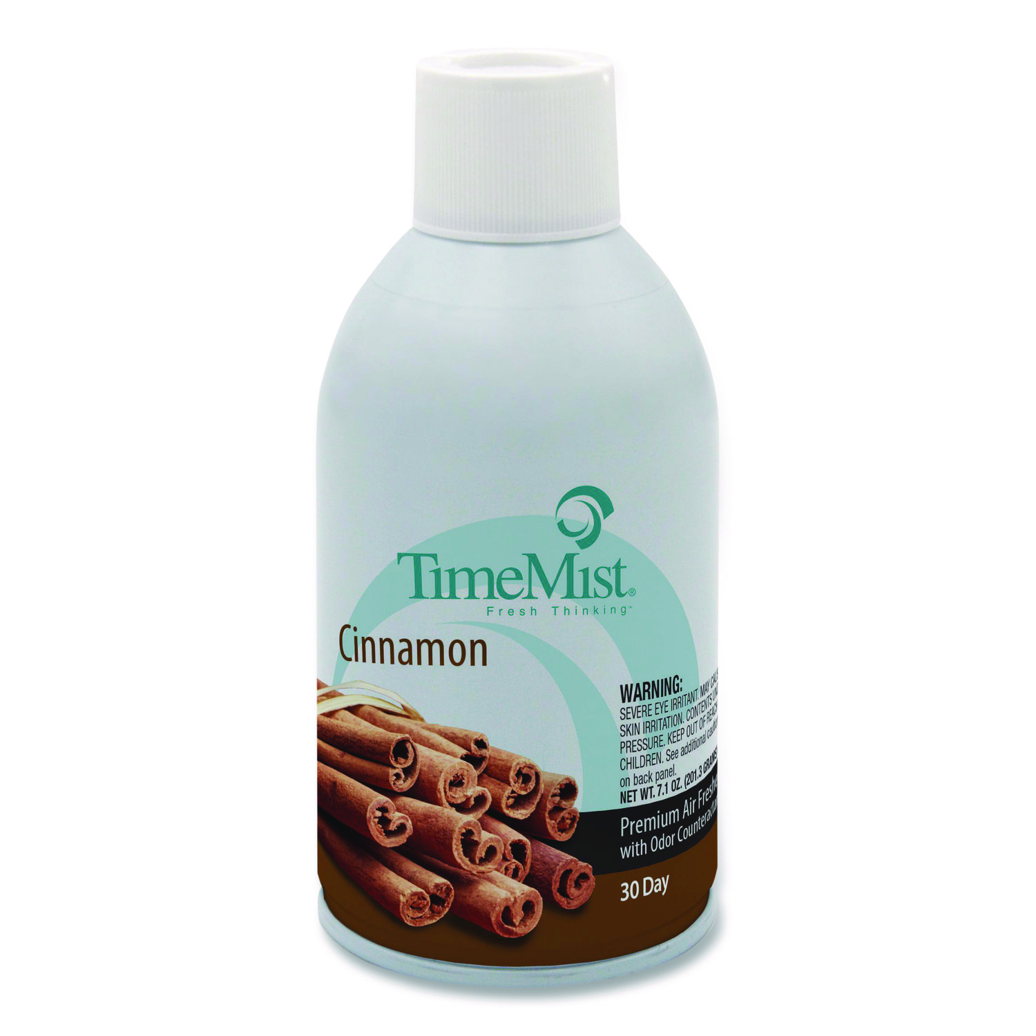 Premium Metered Air Freshener Refill, Cinnamon, 7.1 oz Aerosol Spray, 12/Carton