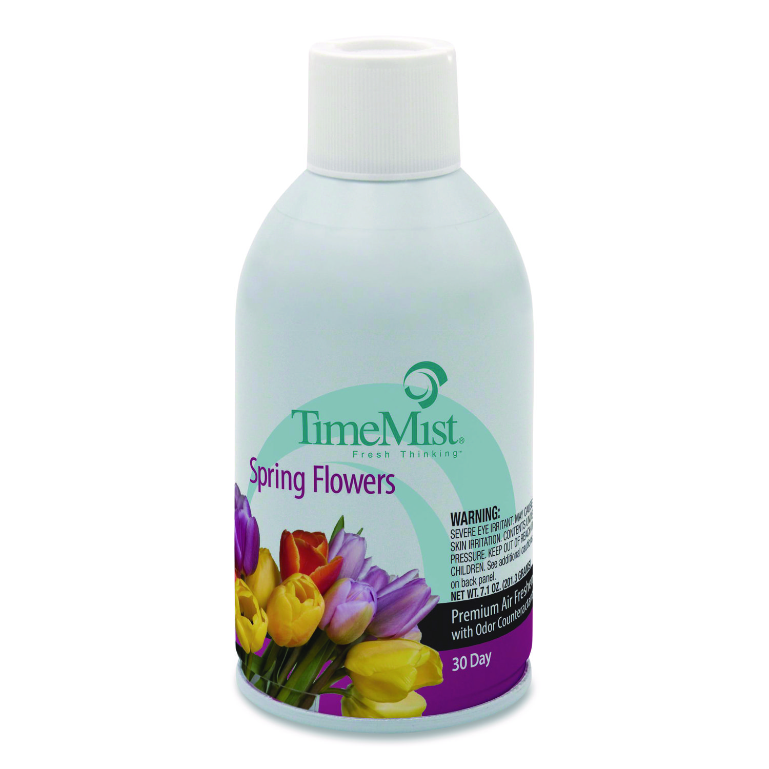 Premium Metered Air Freshener Refill, Spring Flowers, 7.1 oz Aerosol Spray