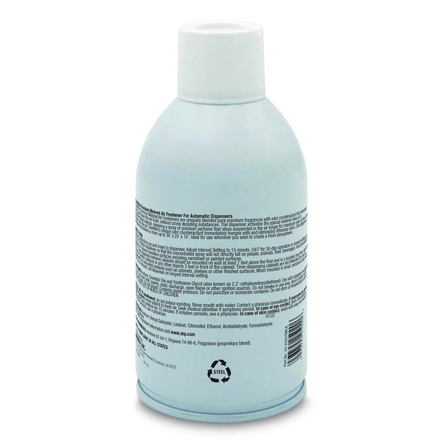 Premium Metered Air Freshener Refill, Clean N Fresh, 7.1 oz Aerosol ...