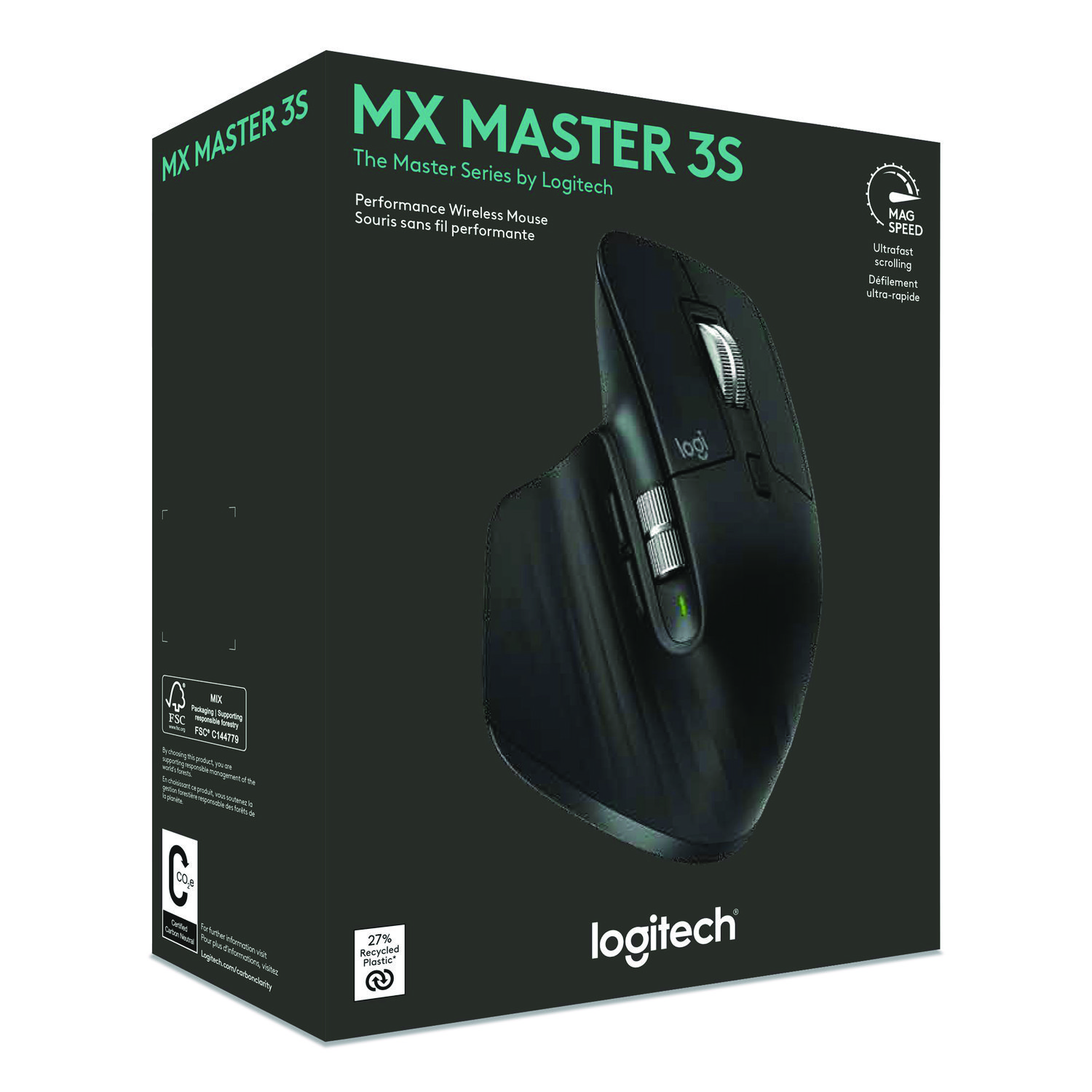MX Master 3S for Business Wireless Mouse, 33 ft Wireless Range