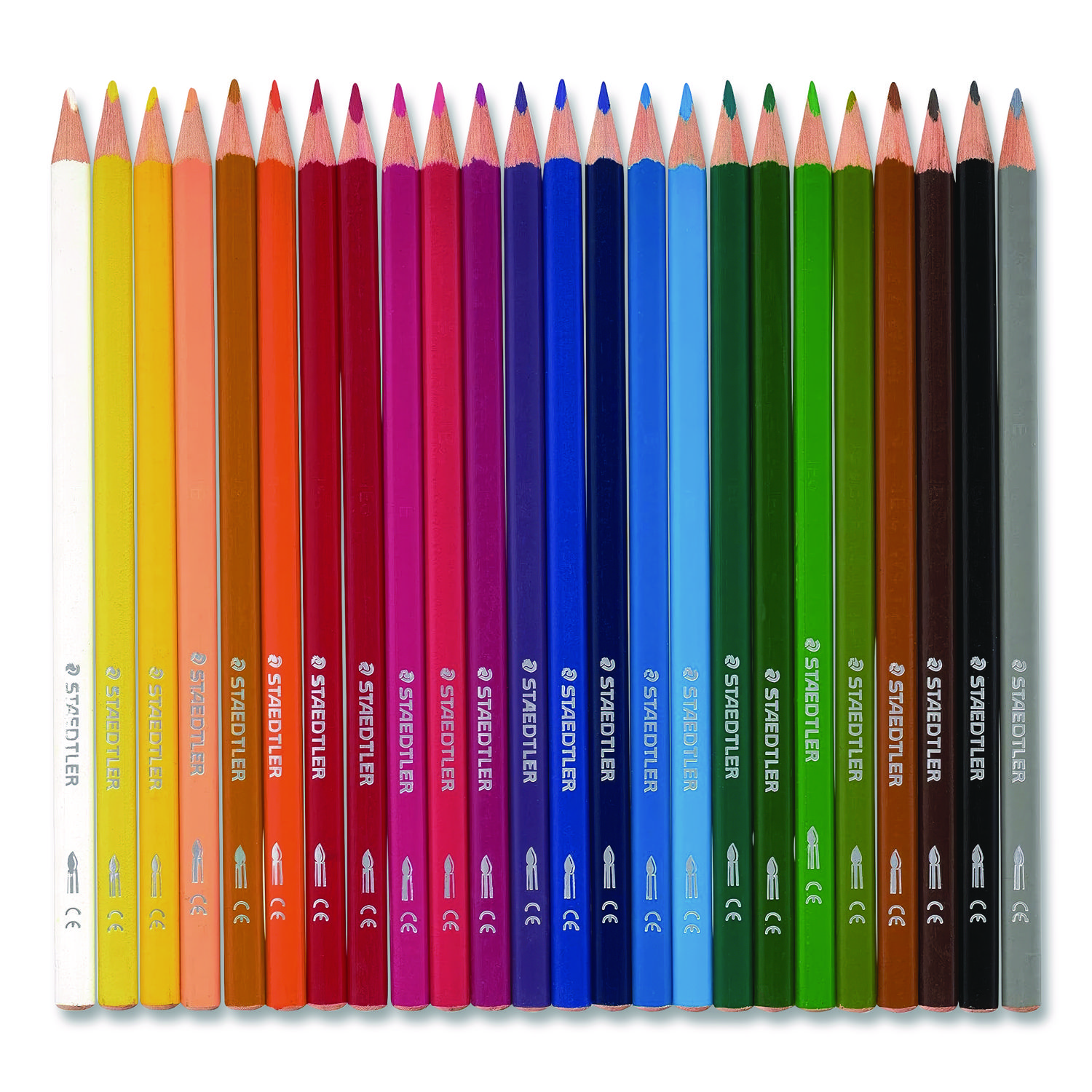 Watercolor Pencils, Assorted Lead and Barrel Colors, 24/Set