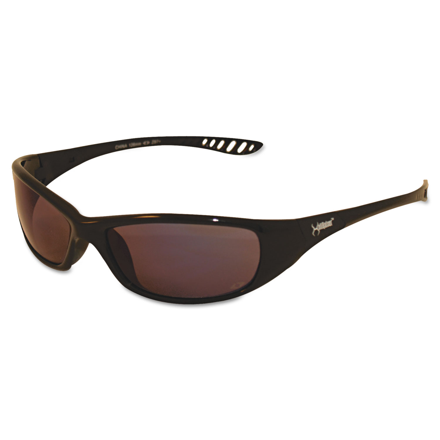  KleenGuard 25716 V40 HellRaiser Safety Glasses, Black Frame, Indoor/Outdoor Lens (KCC25716) 