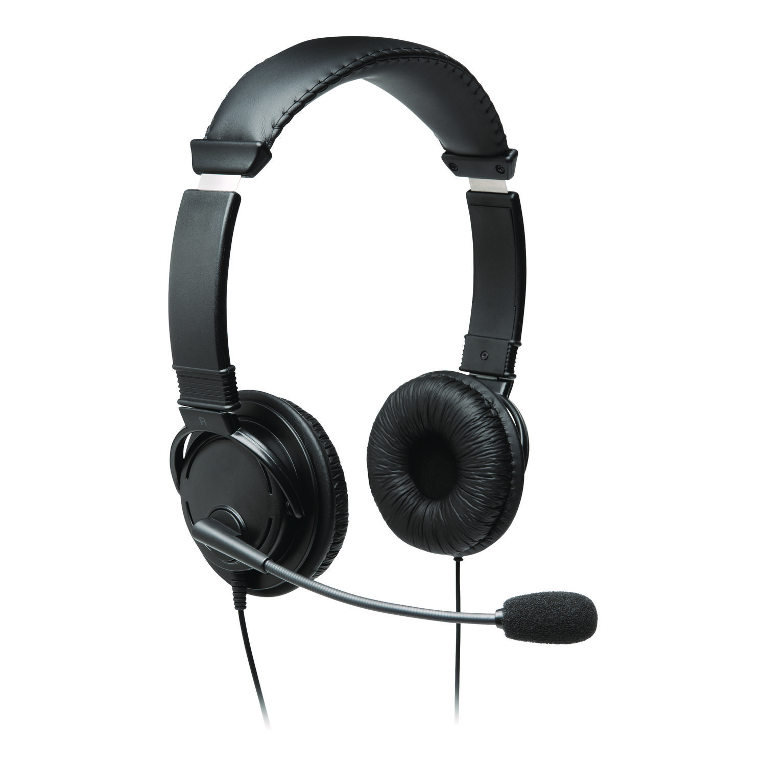 Hi-Fi Headphones with Microphone, Black
