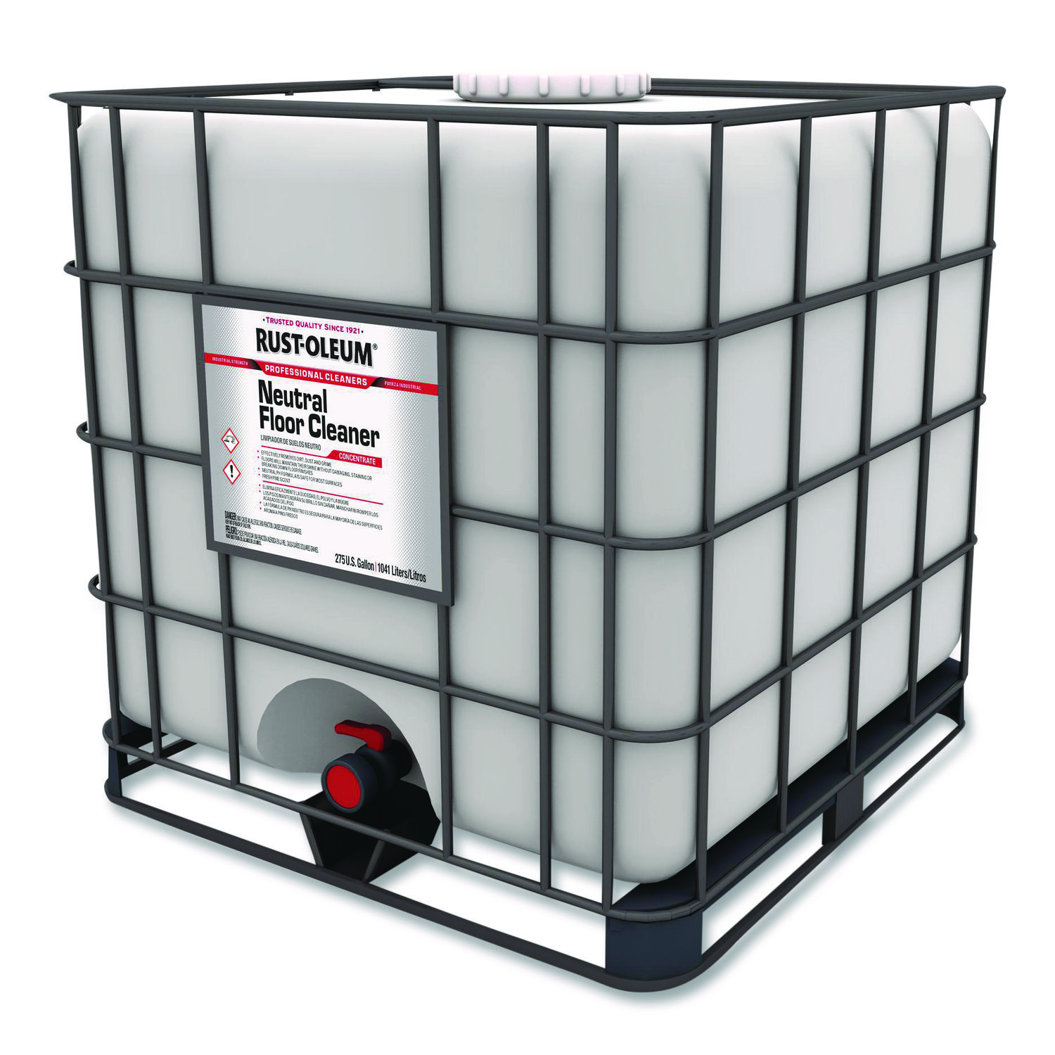 Professional Neutral Floor Cleaner Concentrate, Pine Scent, 275 gal Tote