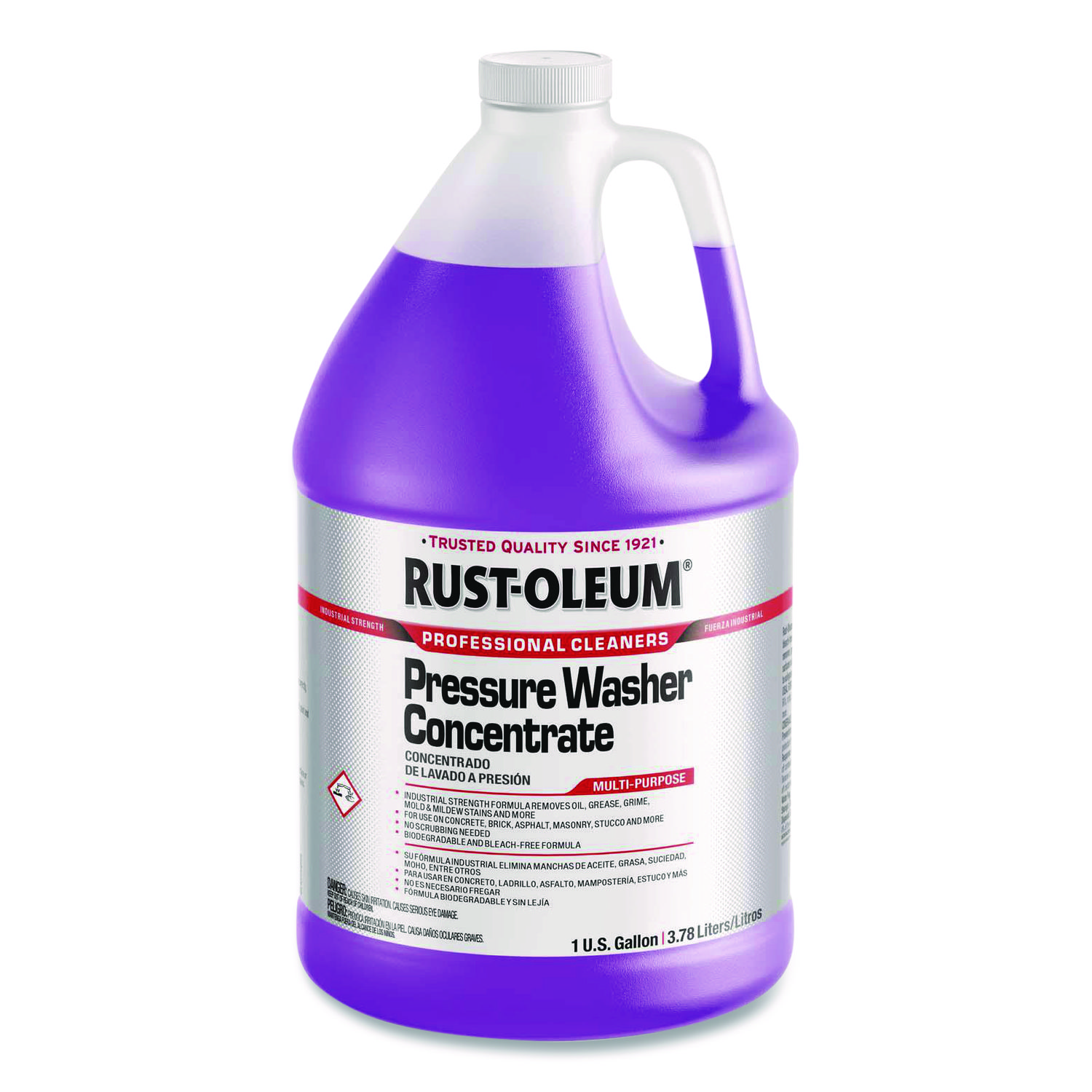 Professional Pressure Washer Concentrate Multi-Purpose, 1 gal Jug, 4/Carton