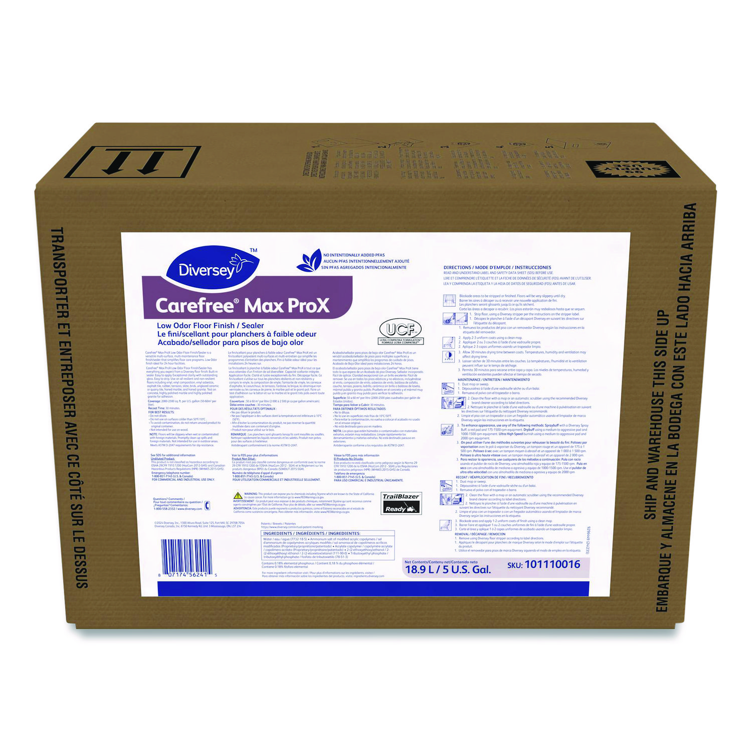 Carefree Max ProX Finish, 5 gal Bottle