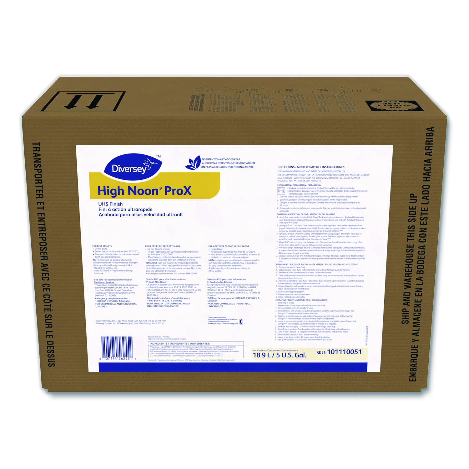 High Noon ProX UHS Finish, 5 gal Bag-in-Box