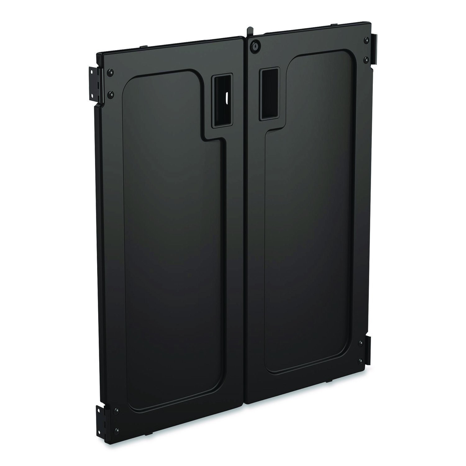 Lockable Door Accessory for Suncast Commercial Full-Size Housekeeping Carts HKC1000/HKC2000, Plastic, Black