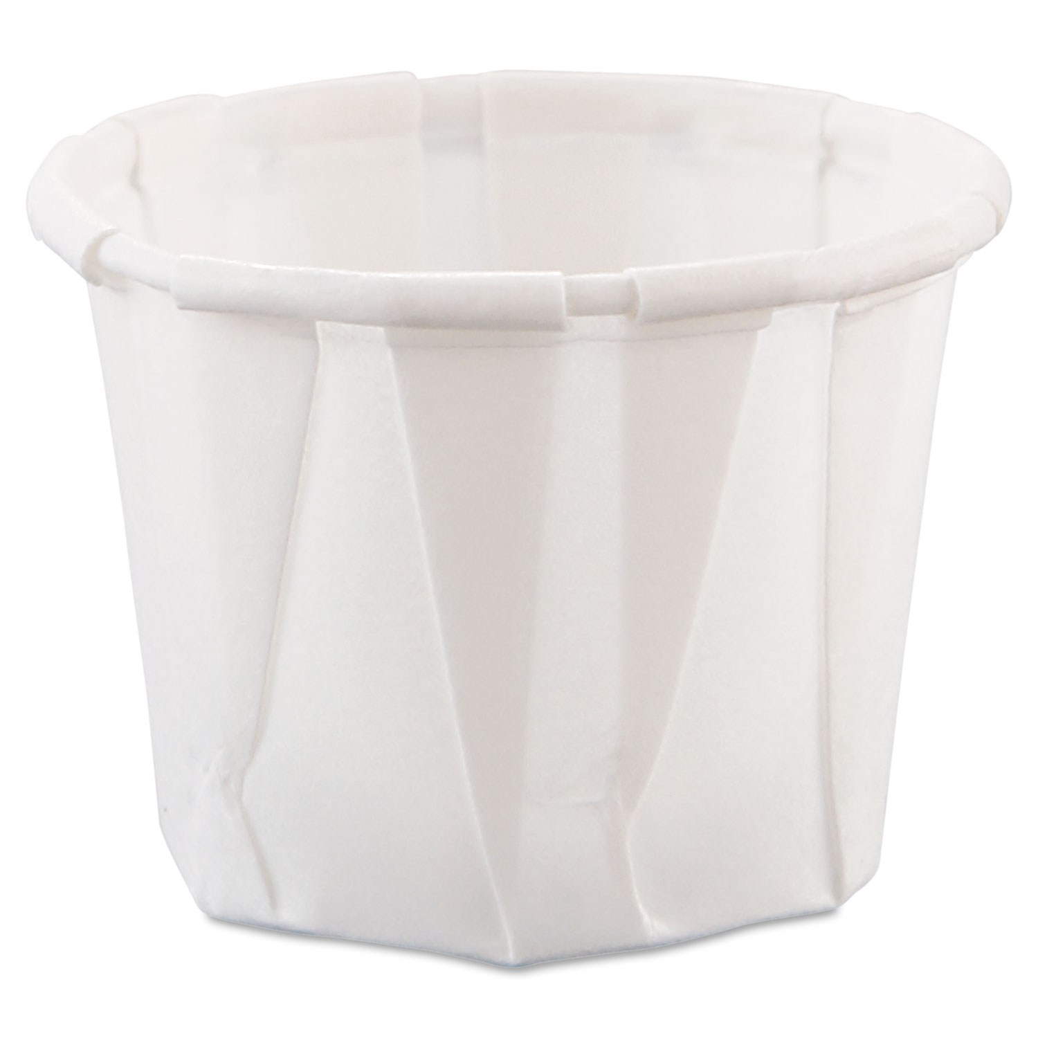 Dart 075-2050 Paper Portion Cups, .75oz, White, 250/Bag, 20 Bags/Carton (SCC075) 