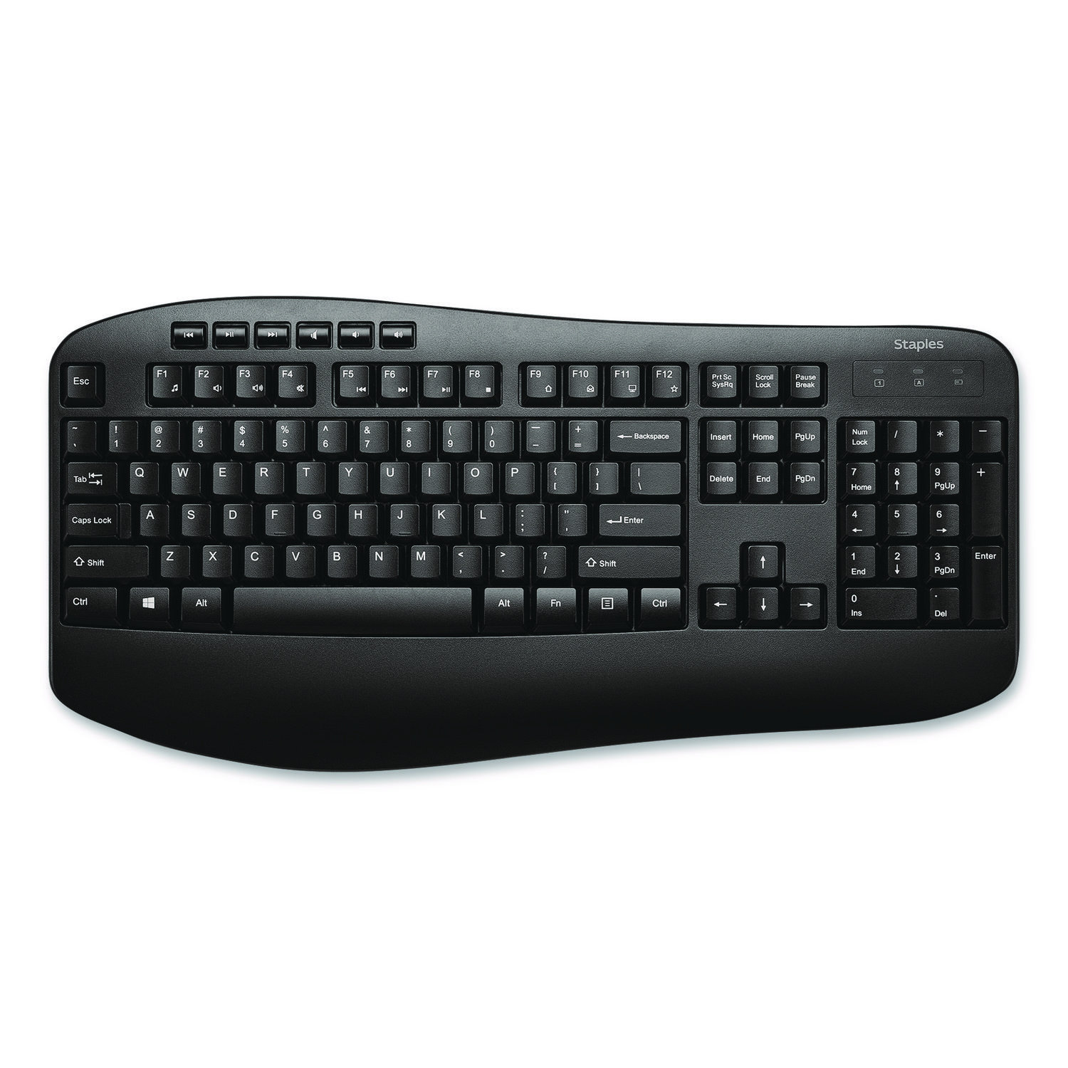 Wireless Comfort Keyboard, Black