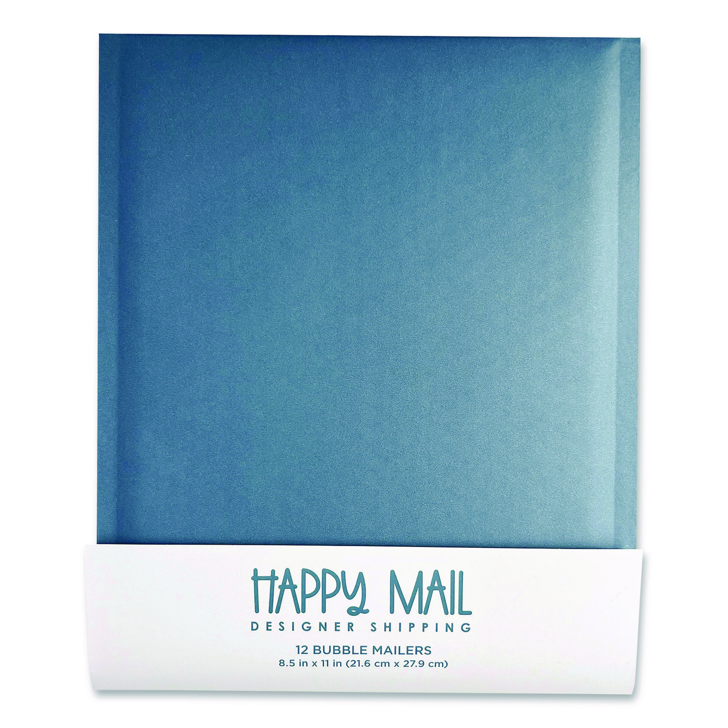 Self-Sealing Bubble Mailer, 8.5 x 11, Blue, 12/Pack