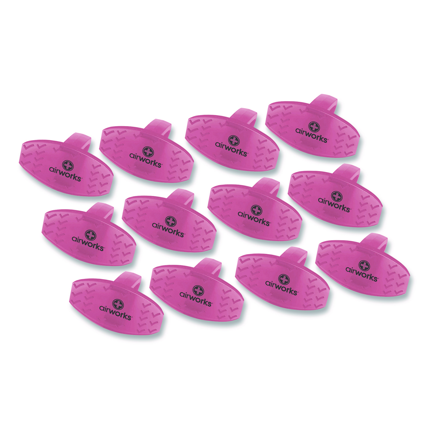 AirWorks Bowl Clips, Fruit Basket Scent, Light Red, Dozen