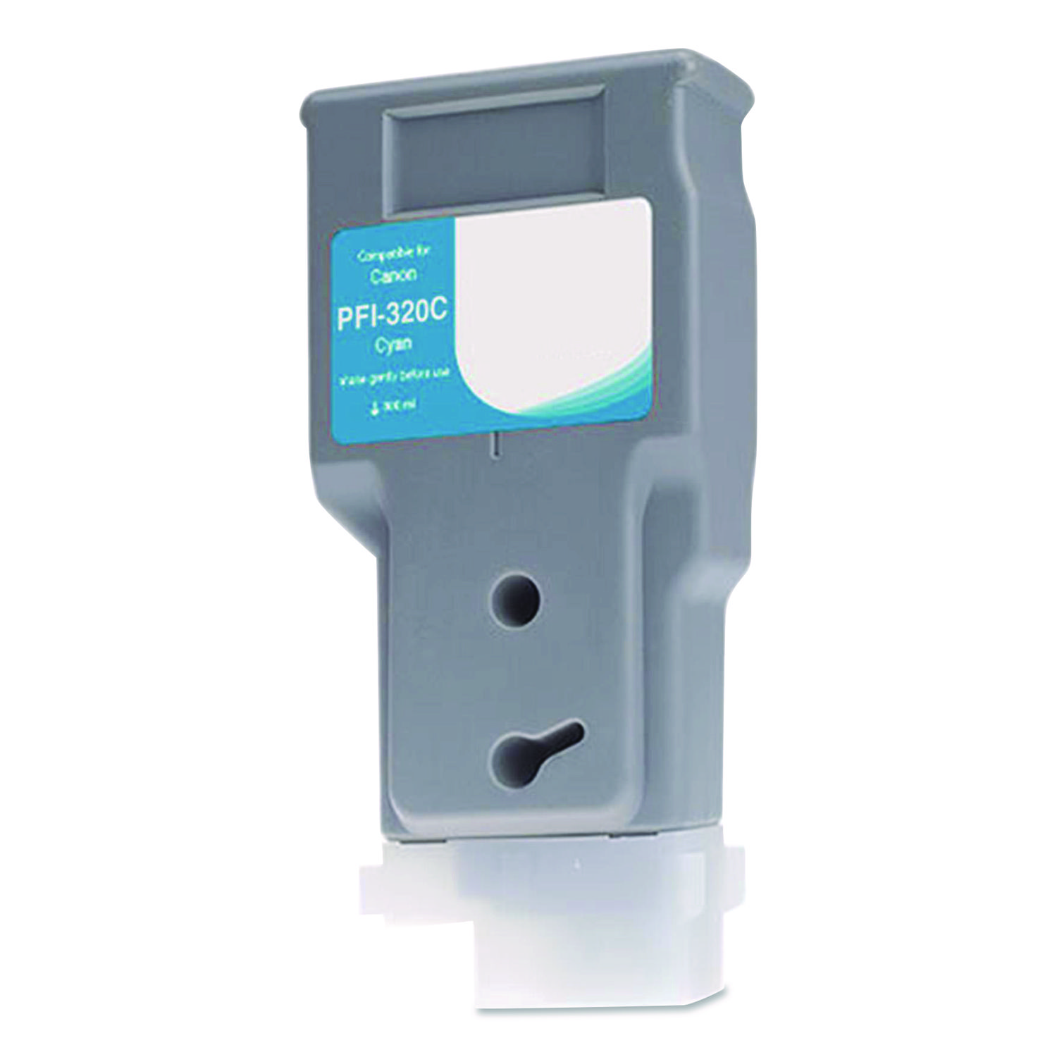 Compatible Cyan Ink, Replacement for PFI-320 (PFI-320C), 330 mL