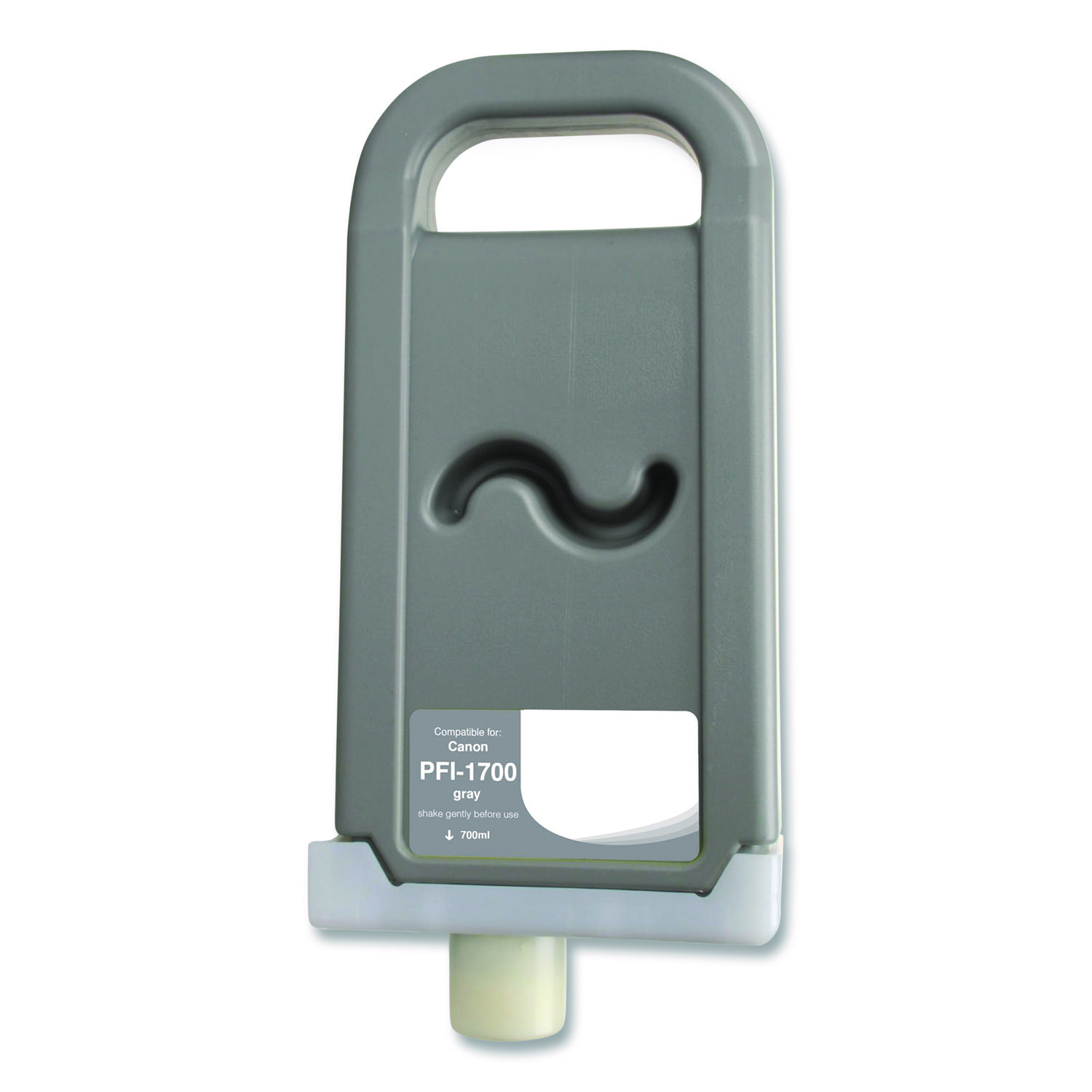 Compatible Gray Ink, Replacement for PFI-1700 (0781C001AA), 700 mL