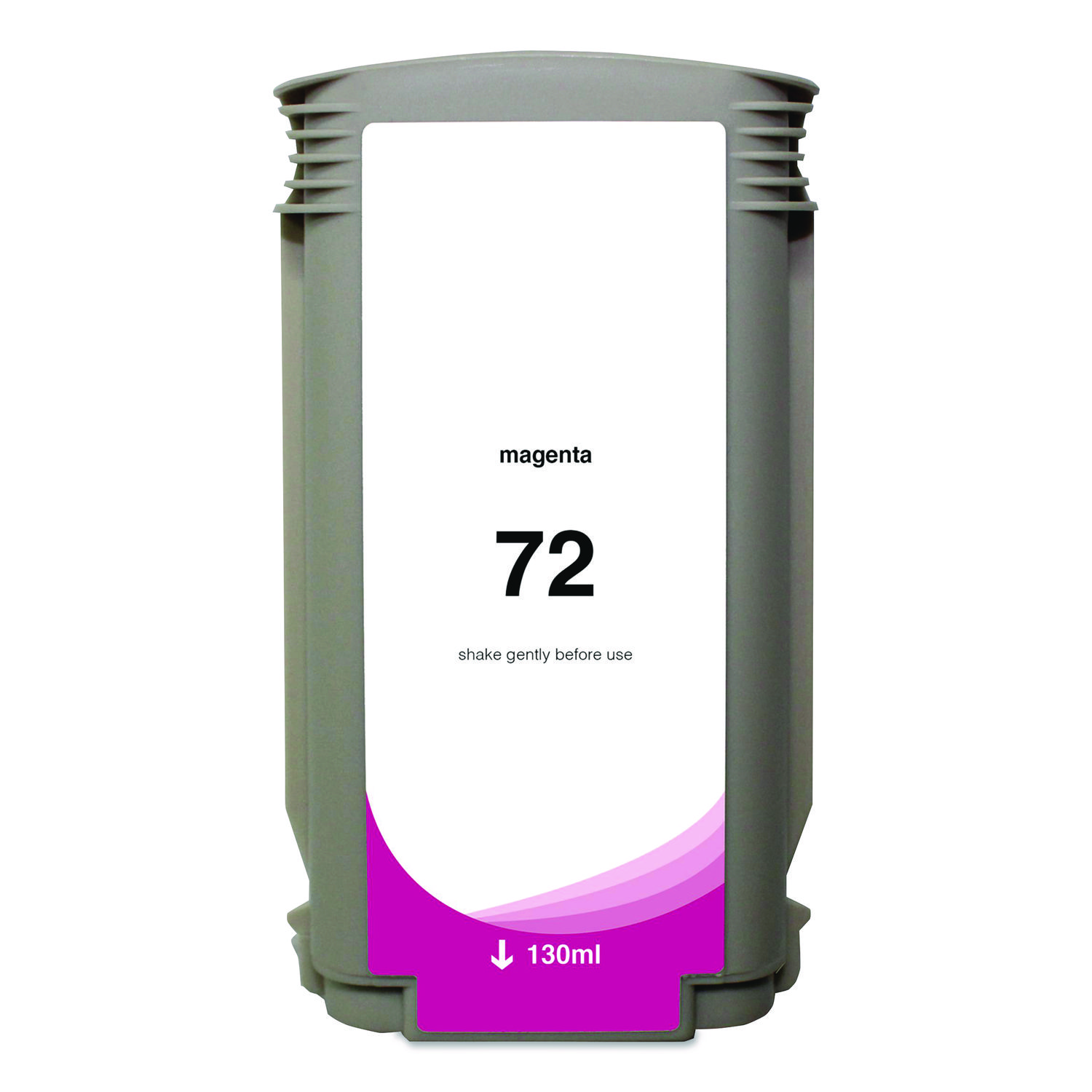 Remanufactured Magenta High-Yield Ink, Replacement for 72 (C9372A), 130 mL