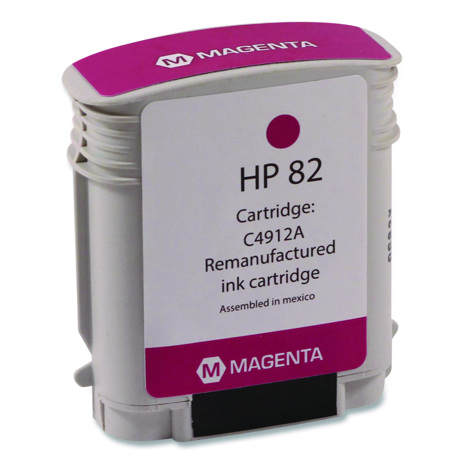 Remanufactured Magenta High-Yield Ink, Replacement for 82 (C4911A), 69 mL
