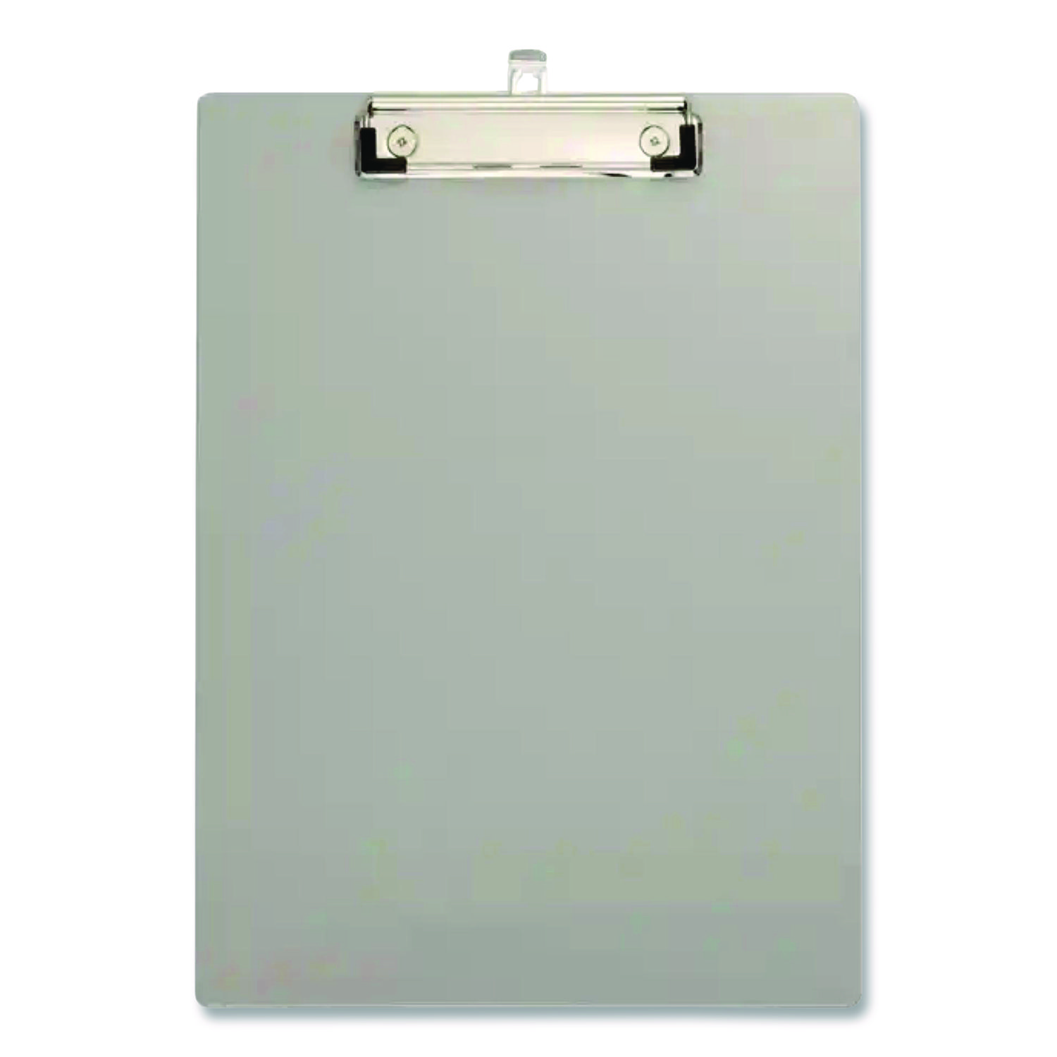 Officemate Aluminum Magnetic Clipboard, 1.5" Clip Capacity, Holds 8 x 11 Sheets, Gray