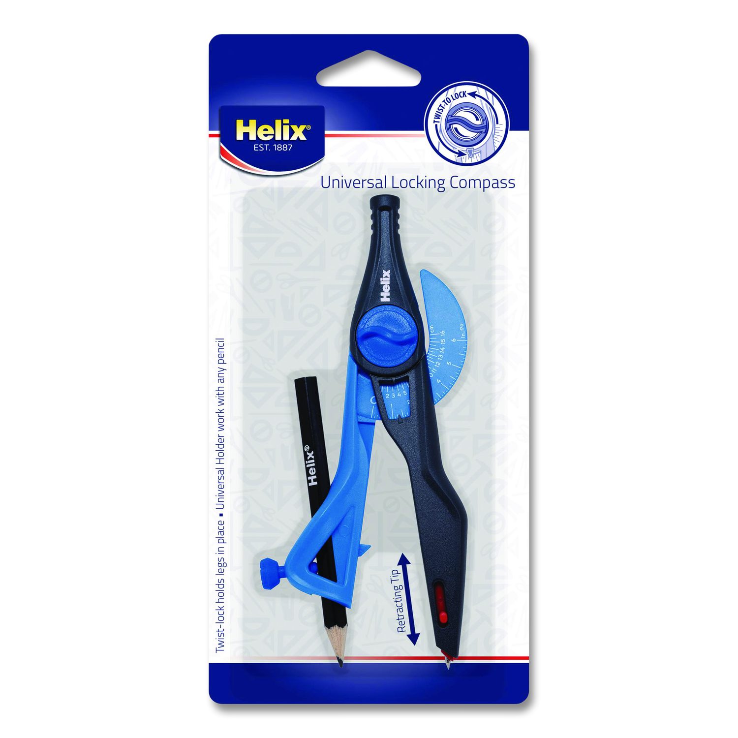 Universal Plastic Locking Compass, 12