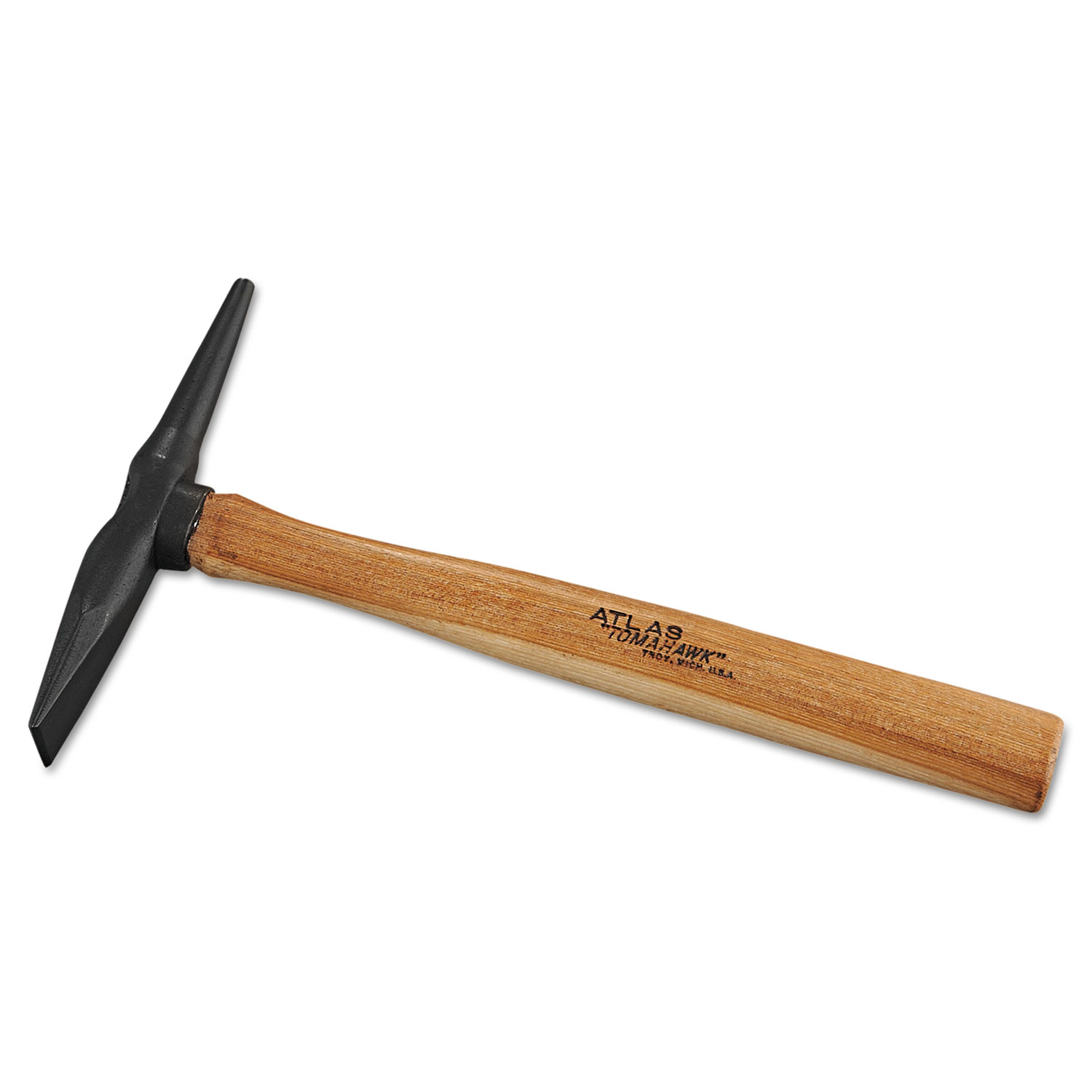 Model WH-30 Tomahawk Long-Nek Chipping Hammer, 10 Tool Length, Hickory Handle