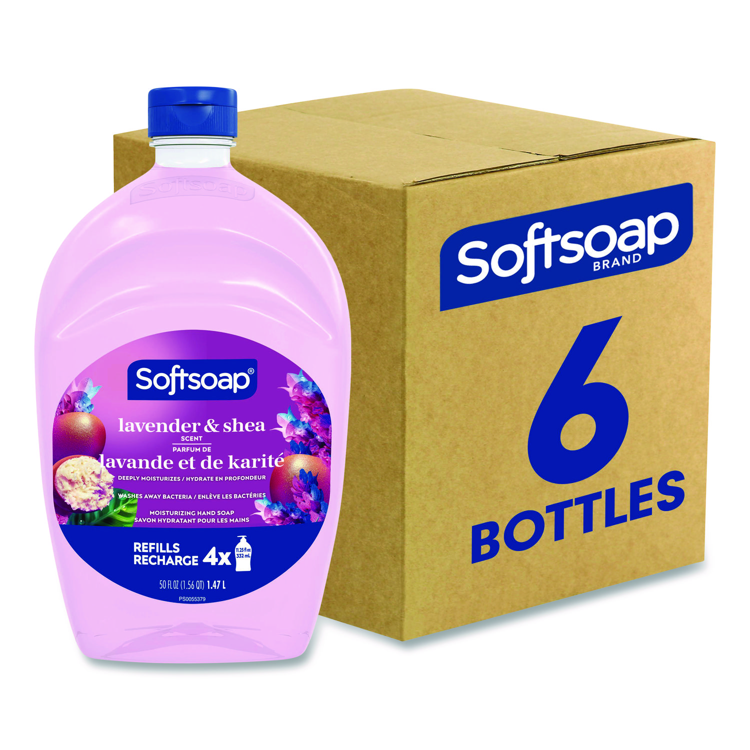 Liquid Hand Soap Refills, Lavender Scent, 3/Carton