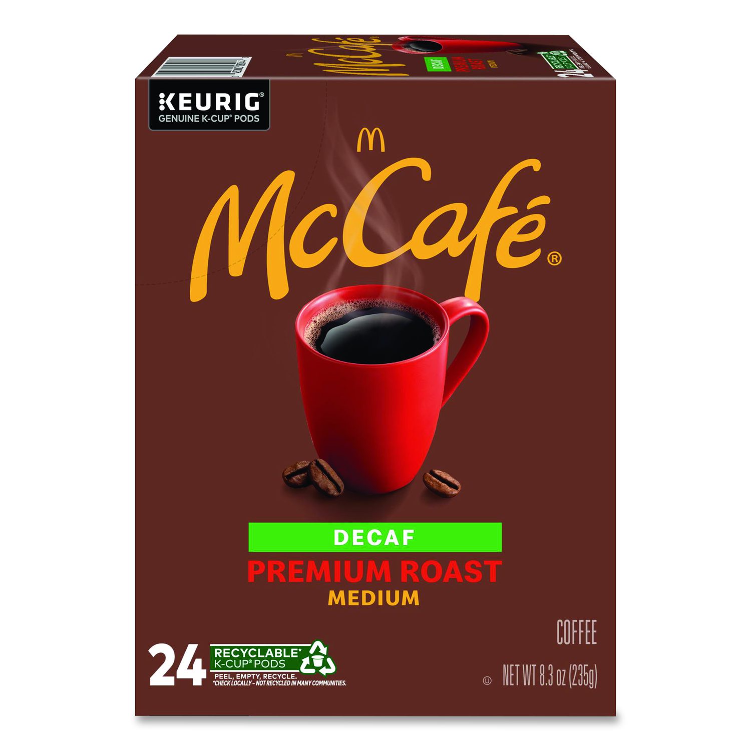 McCafé Premium Roast Decaf K-Cup Pods – Medium Roast, 96 Count – For Keurig, Kosher, Caffeine Free - View #2