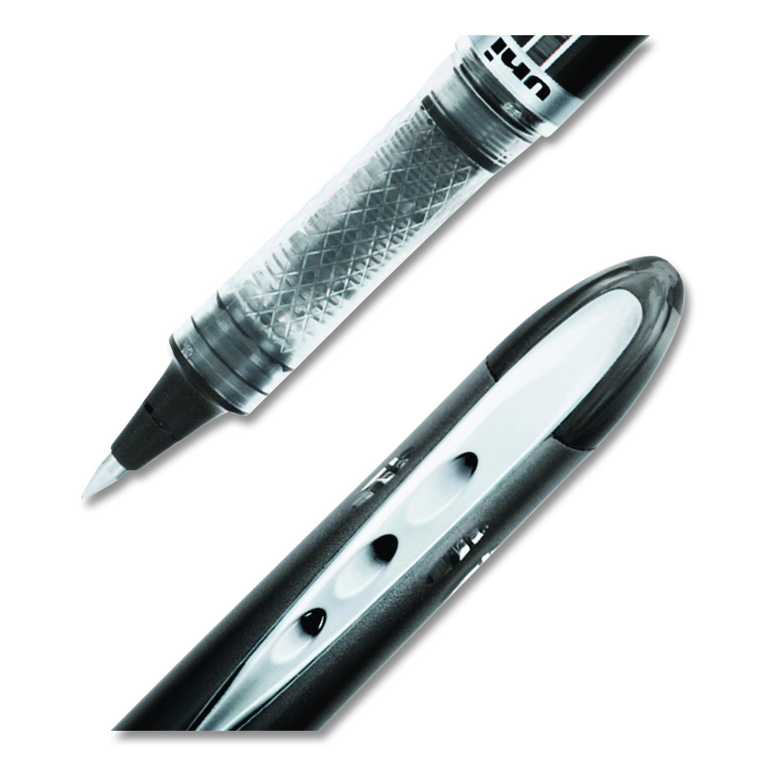 Uni-Ball Vision Elite Rollerball Minen – 1.0 Mm Starke Spitze, Blau-schwarze Tinte, 6 Stück