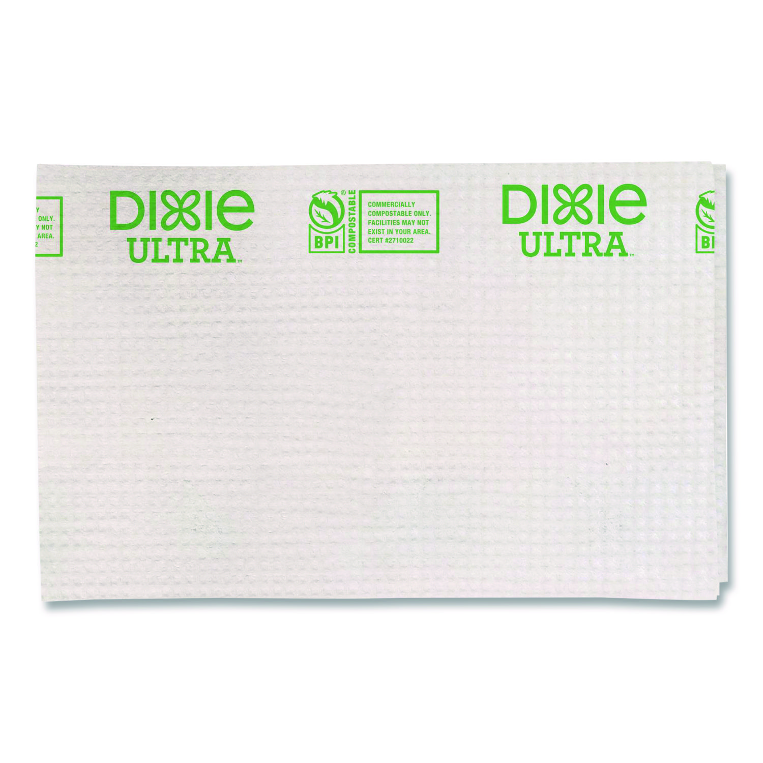 Dine-A-Cloth FLAX Foodservice Wipers, 1-Ply, 12.75 x 21, White, 144/Box