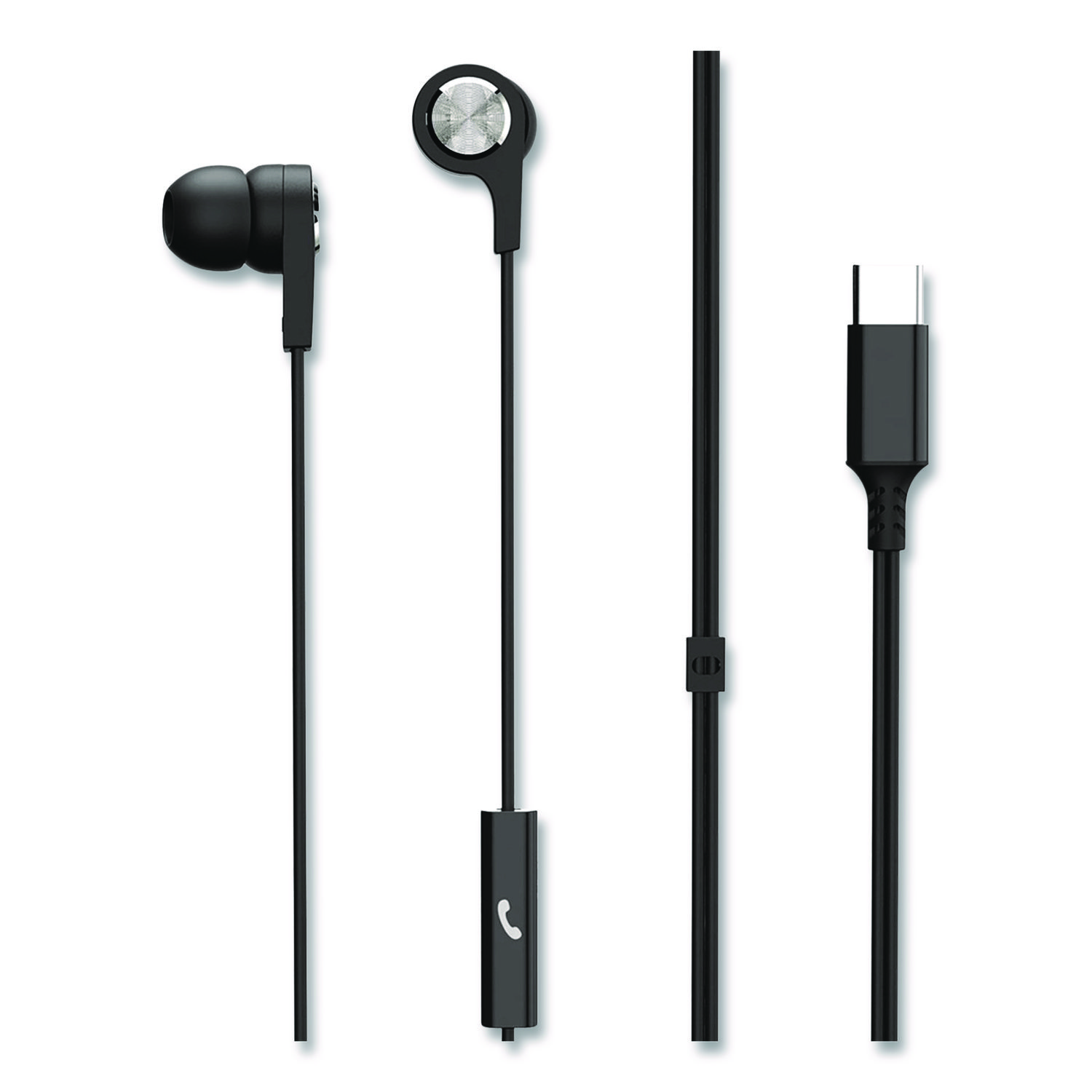 USB-C Earbuds, Black