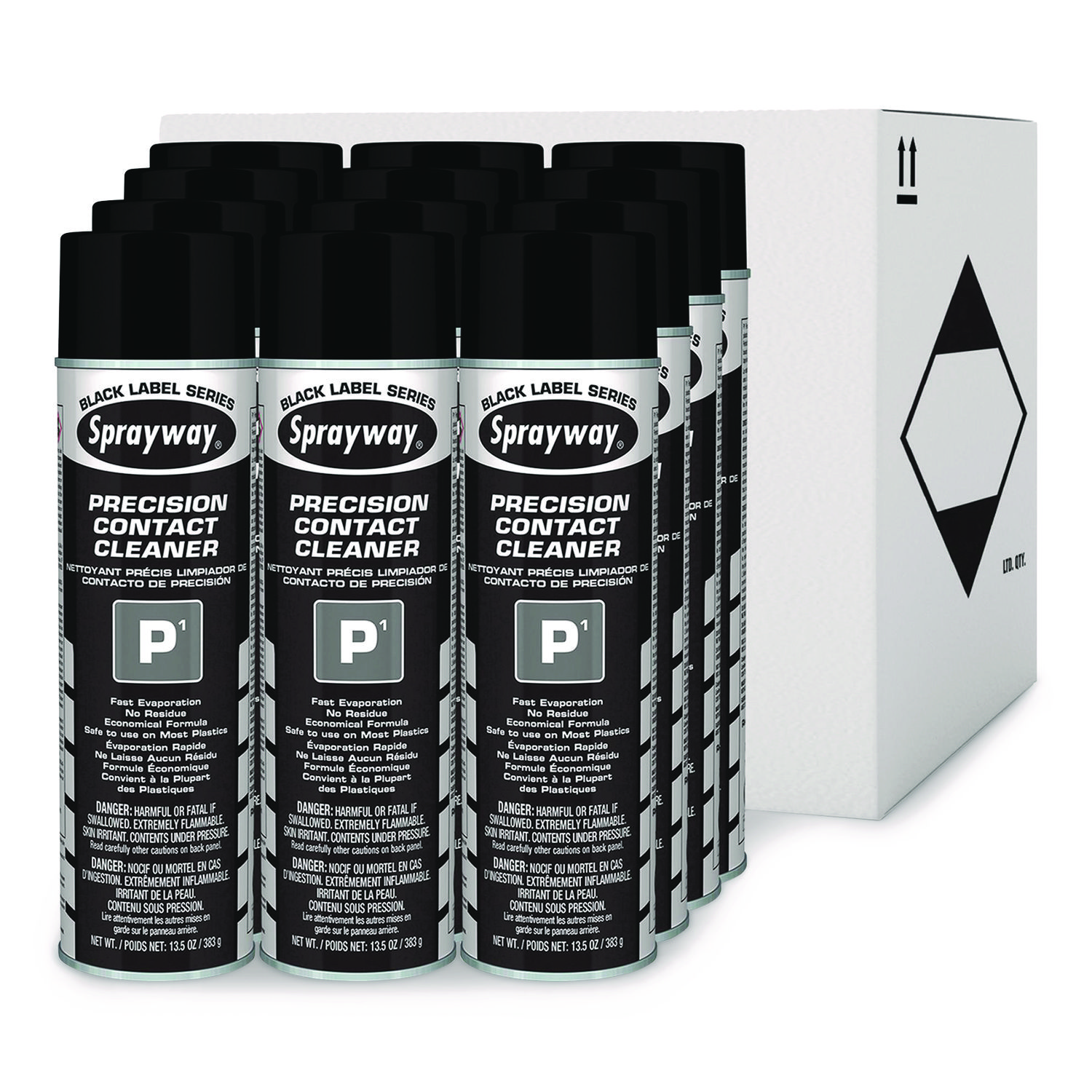 Precsion Contact Cleaner, 20 oz Aerosol Spray, 12/Carton