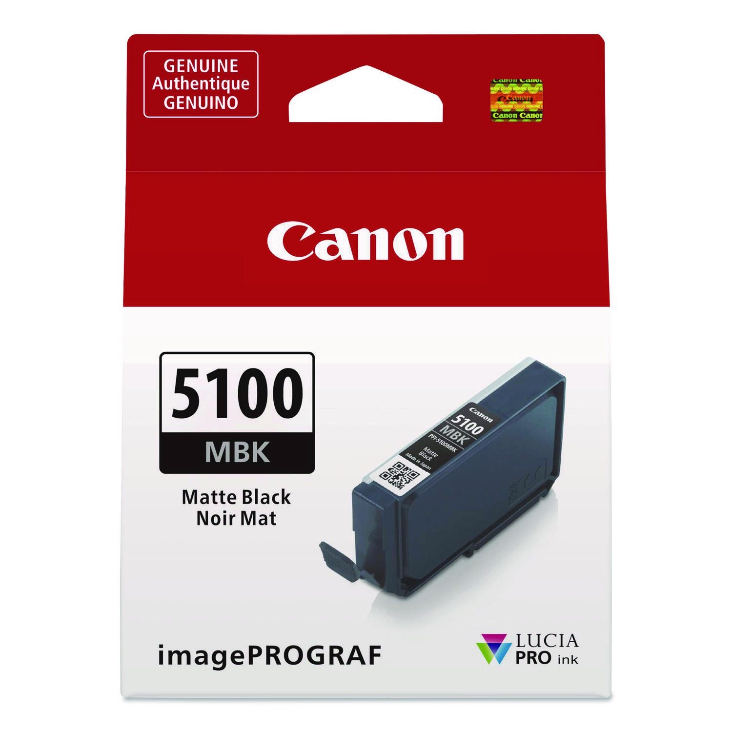 6951C002 (PFI-5100) Lucia PRO II Ink, Matte Black