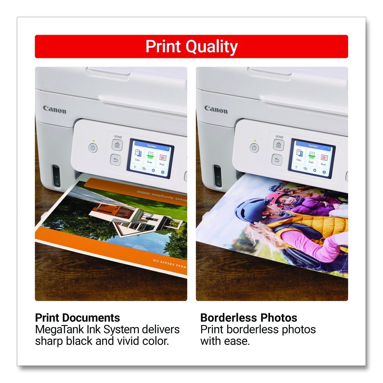 Canon® PIXMA G4280 MegaTank All-in-One Inkjet Printer, Copy/Print/Scan ...