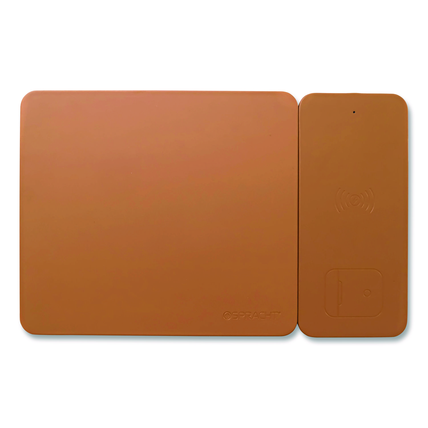 MagPad Charger and Mouse Pad, Brown