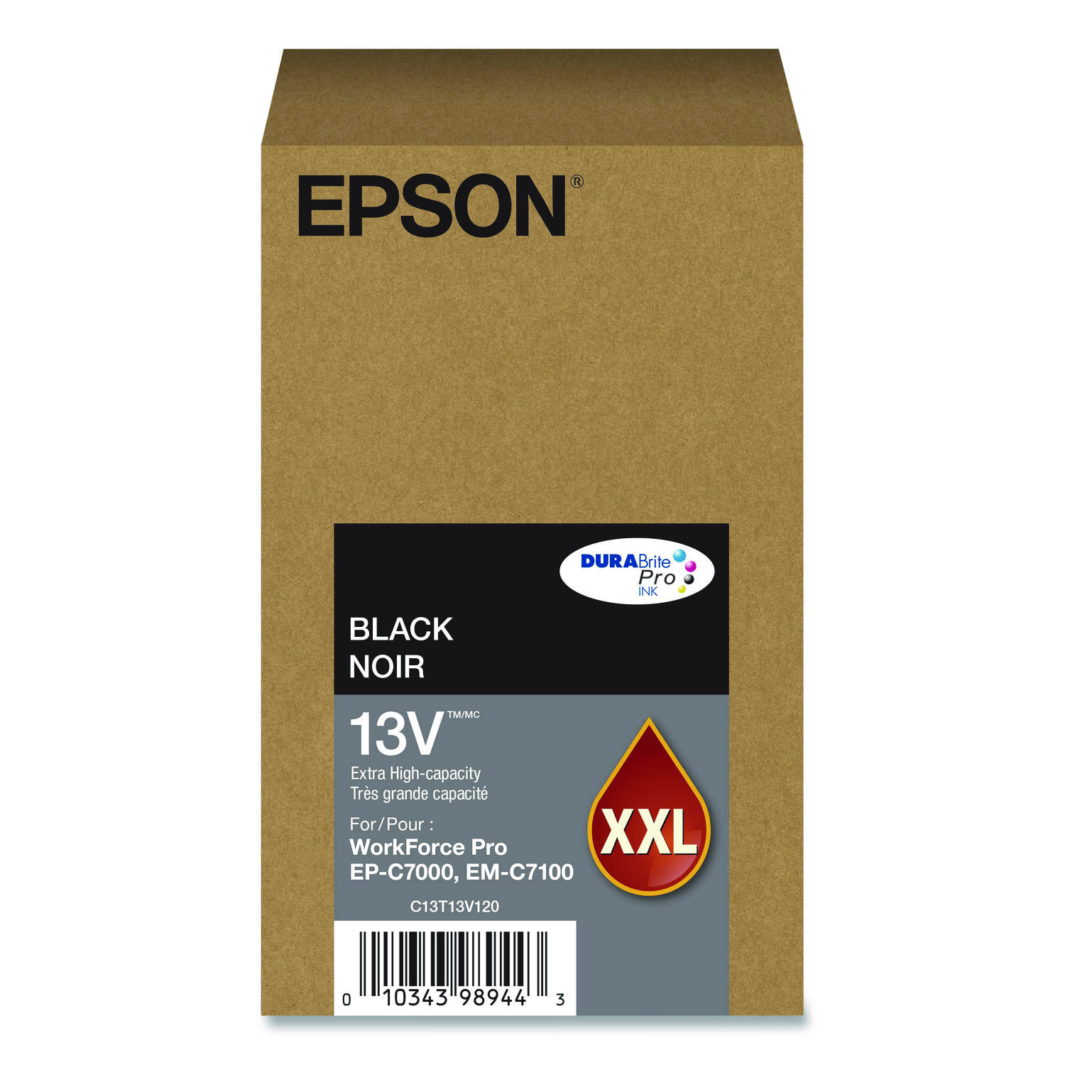 T13V120 (T13V) DURABrite Pro Extra High-Yield Ink, 11,500 Page-Yield, Black