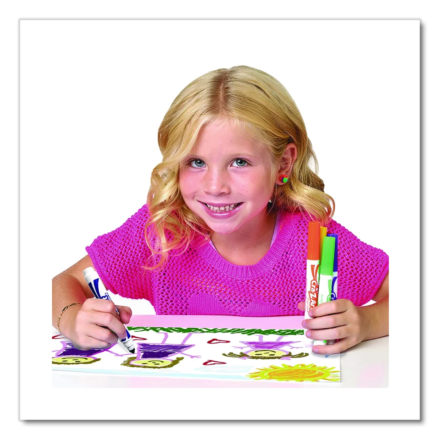 Washable Markers, Broad Bullet Tip, Assorted Classic/Neon/Pastel