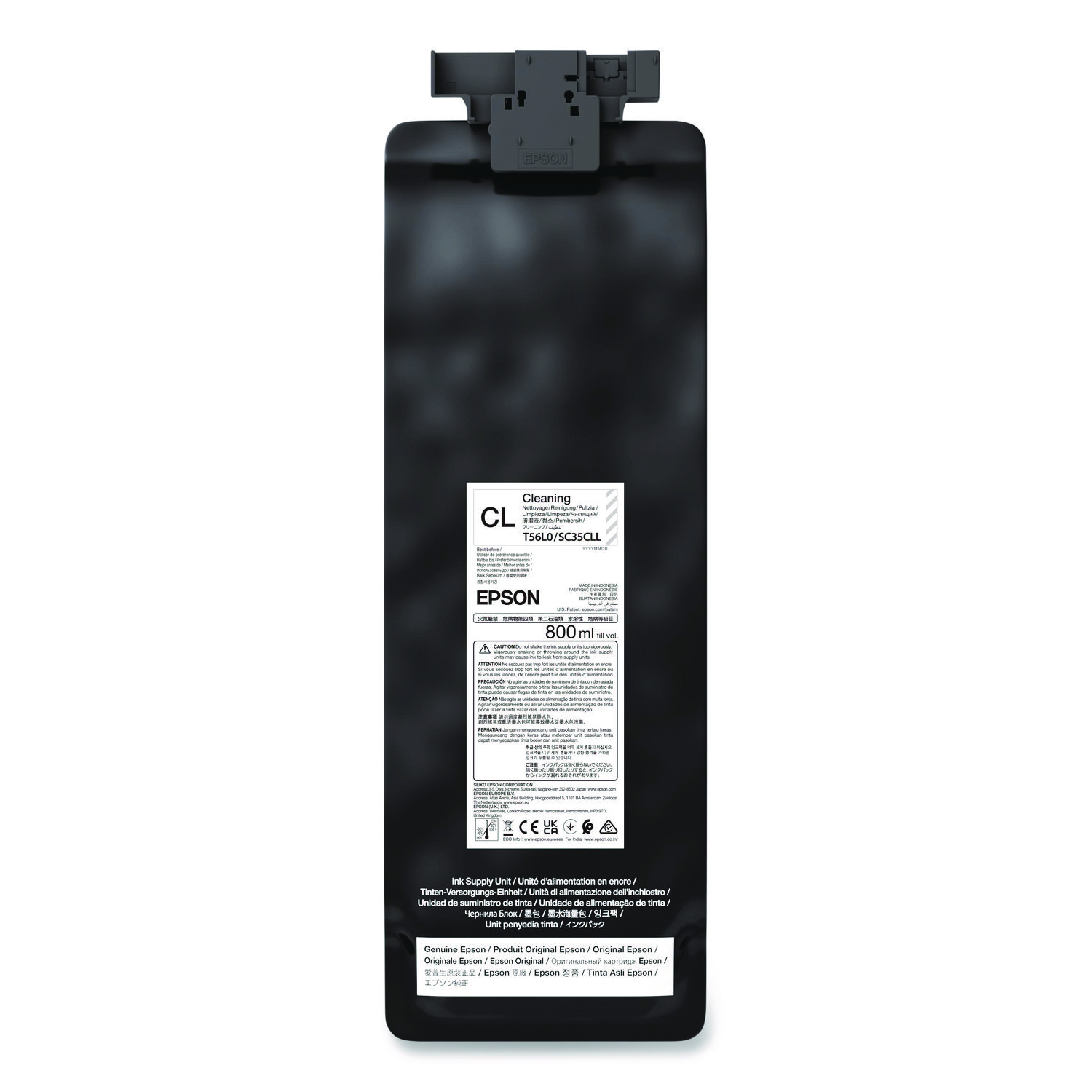 T56L000 (T56L) UltraChrome GS3 Eco-Solvent Cleaning Cartridge, 800 mL