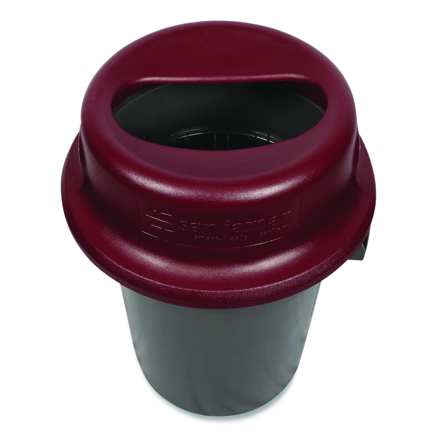 KatchAll Flatware Retriever, 44 gal Capacity, 24.63 dia x 8.13h, Burgundy