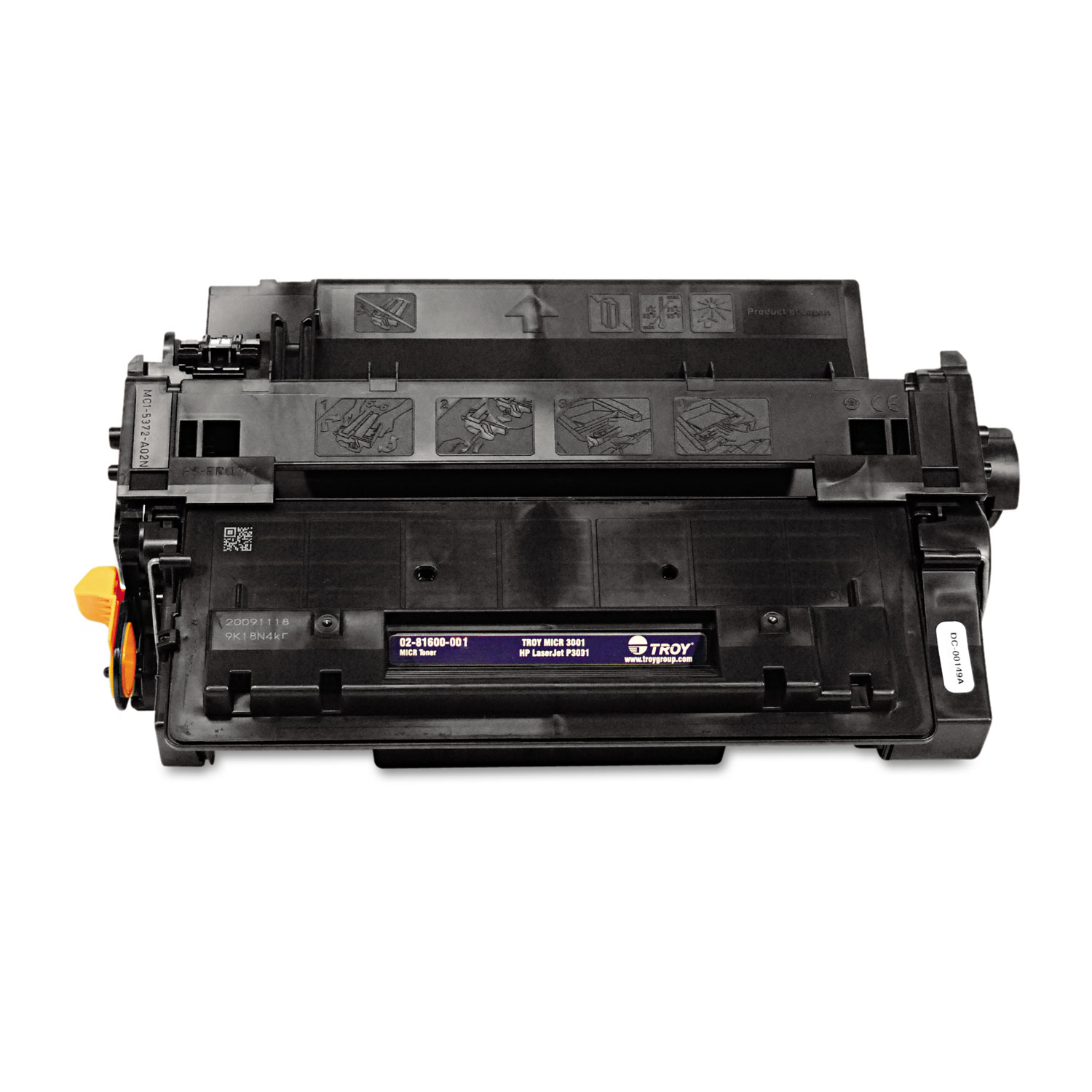  TROY 02-81600-001 0281600001 55A MICR Toner Secure, Alternative for HP CE255A, Black (TRS0281600001) 