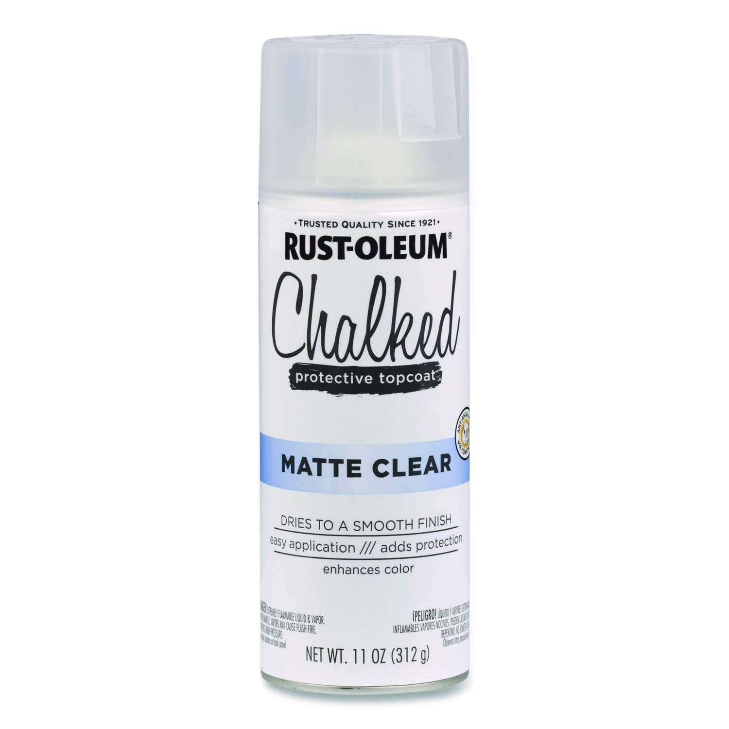 Ultra Matte Chalked Paint, Matte Clear, 12 oz Aerosol Can