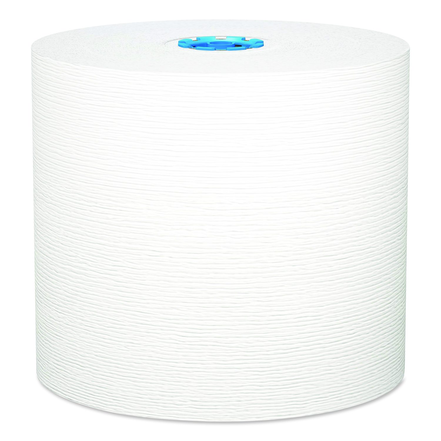 Hard Roll Paper Towels with Premium Absorbency Pockets with Colored Core, Gray Core, 1-Ply, 7.5" x 700 ft, White, 6 Rolls/CT