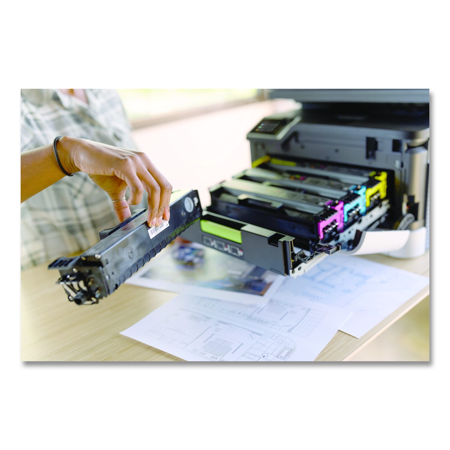 CX735 Multifunction Color Laser Printer, Copy/Fax/Print/Scan